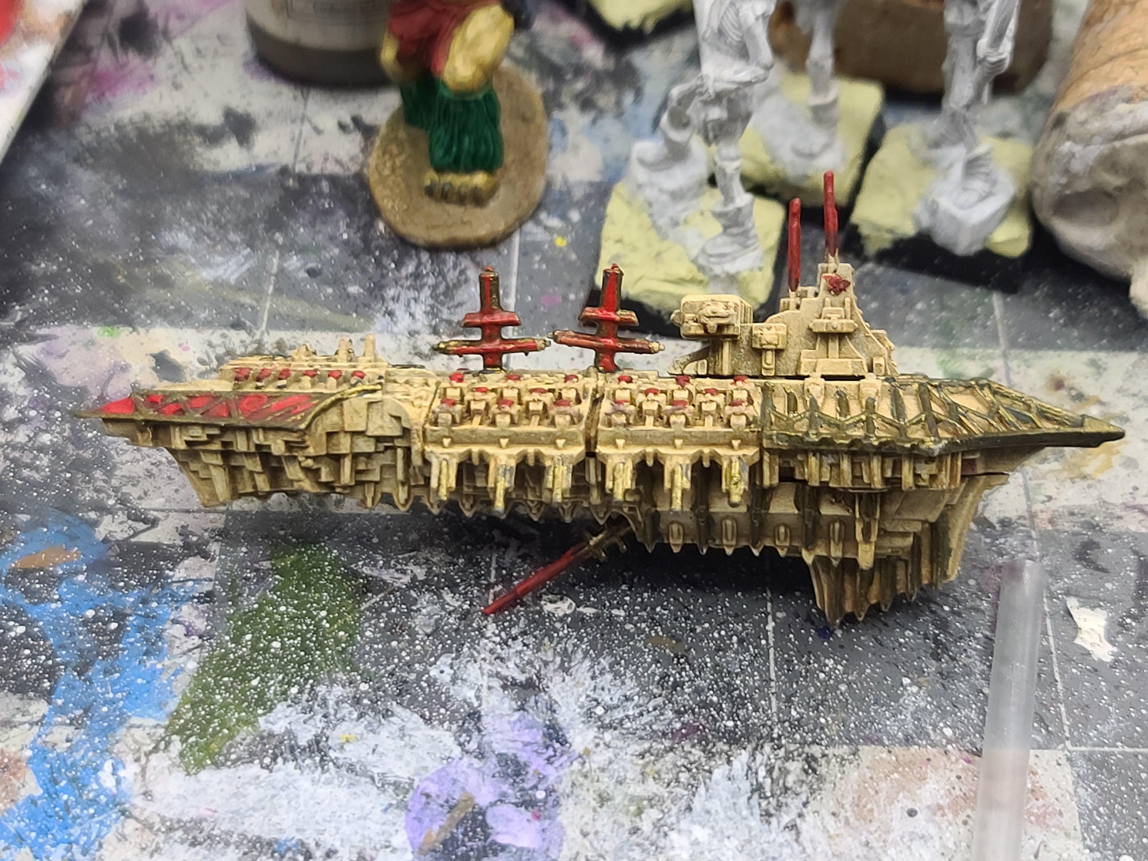 Battlefleet Gothic, Chaos, Cruiser, Games Workshop, Murder Class Cruiser