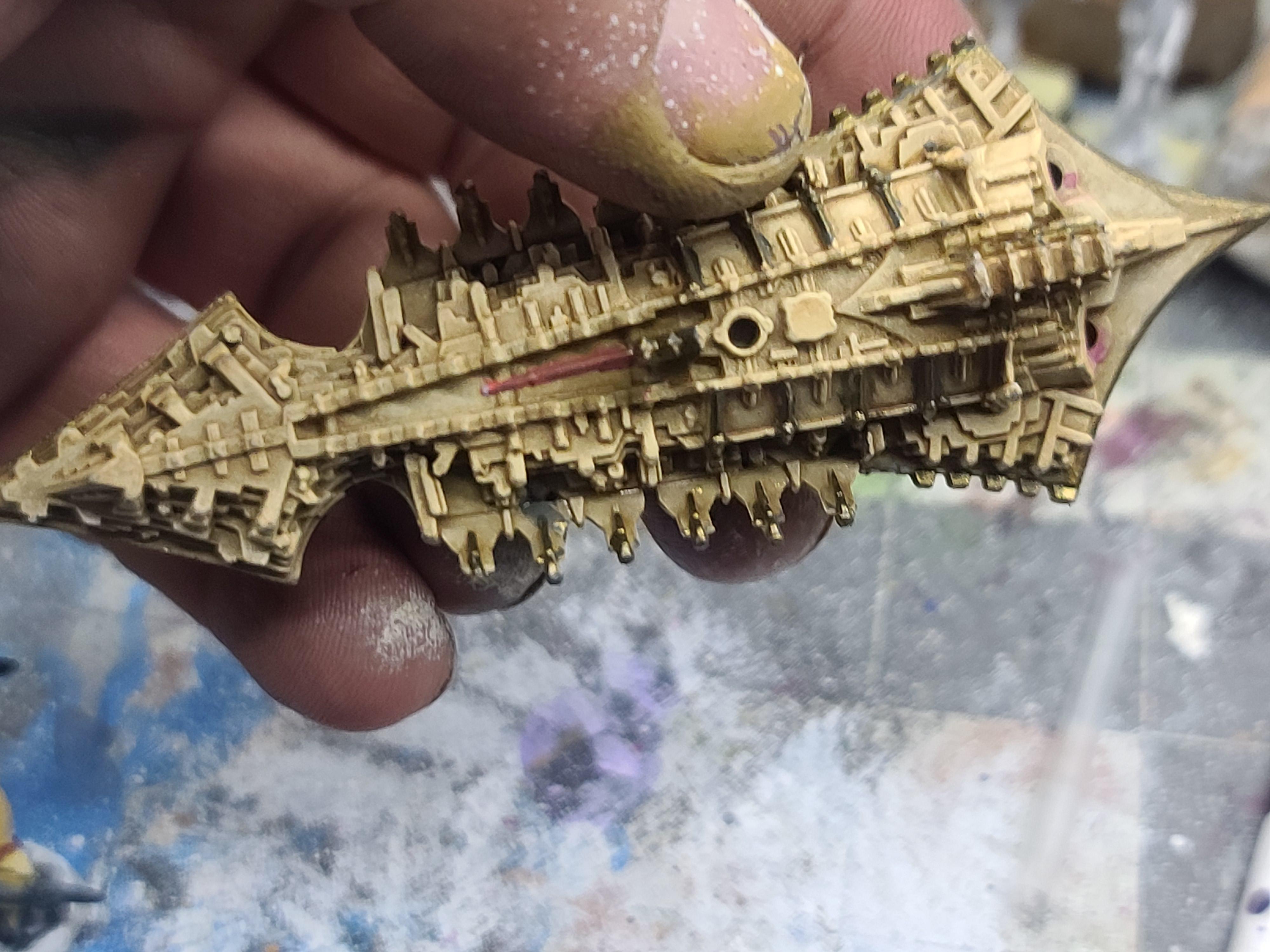 Battlefleet Gothic, Chaos, Cruiser, Games Workshop, Murder Class Cruiser