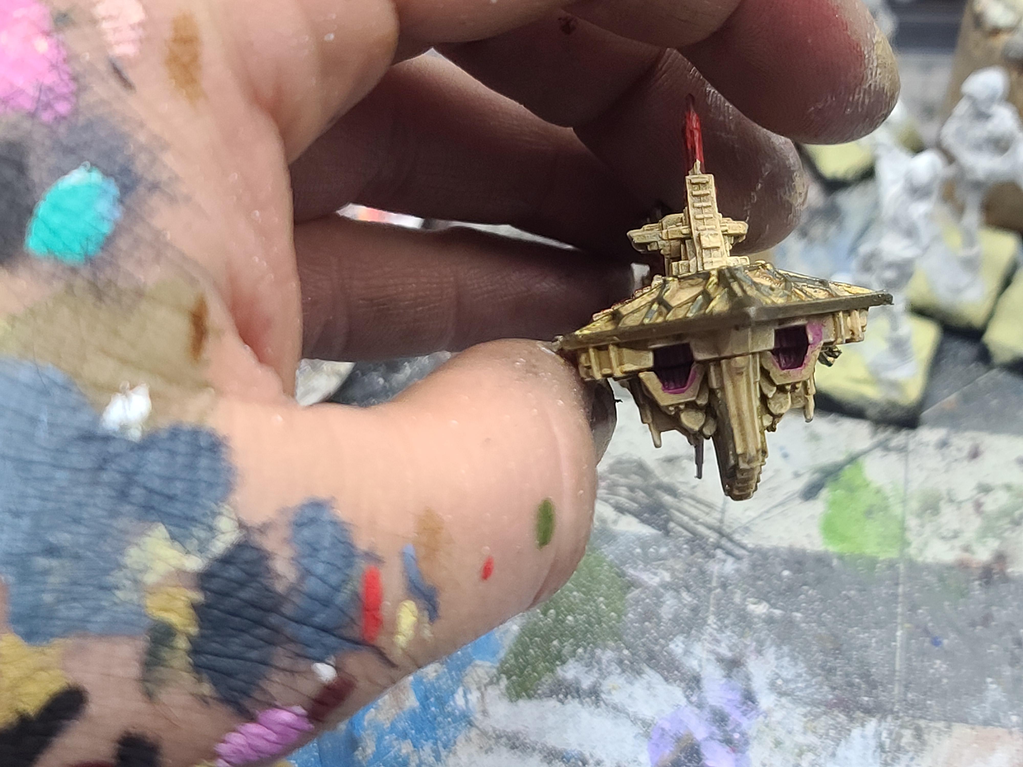 Battlefleet Gothic, Chaos, Cruiser, Games Workshop, Murder Class Cruiser