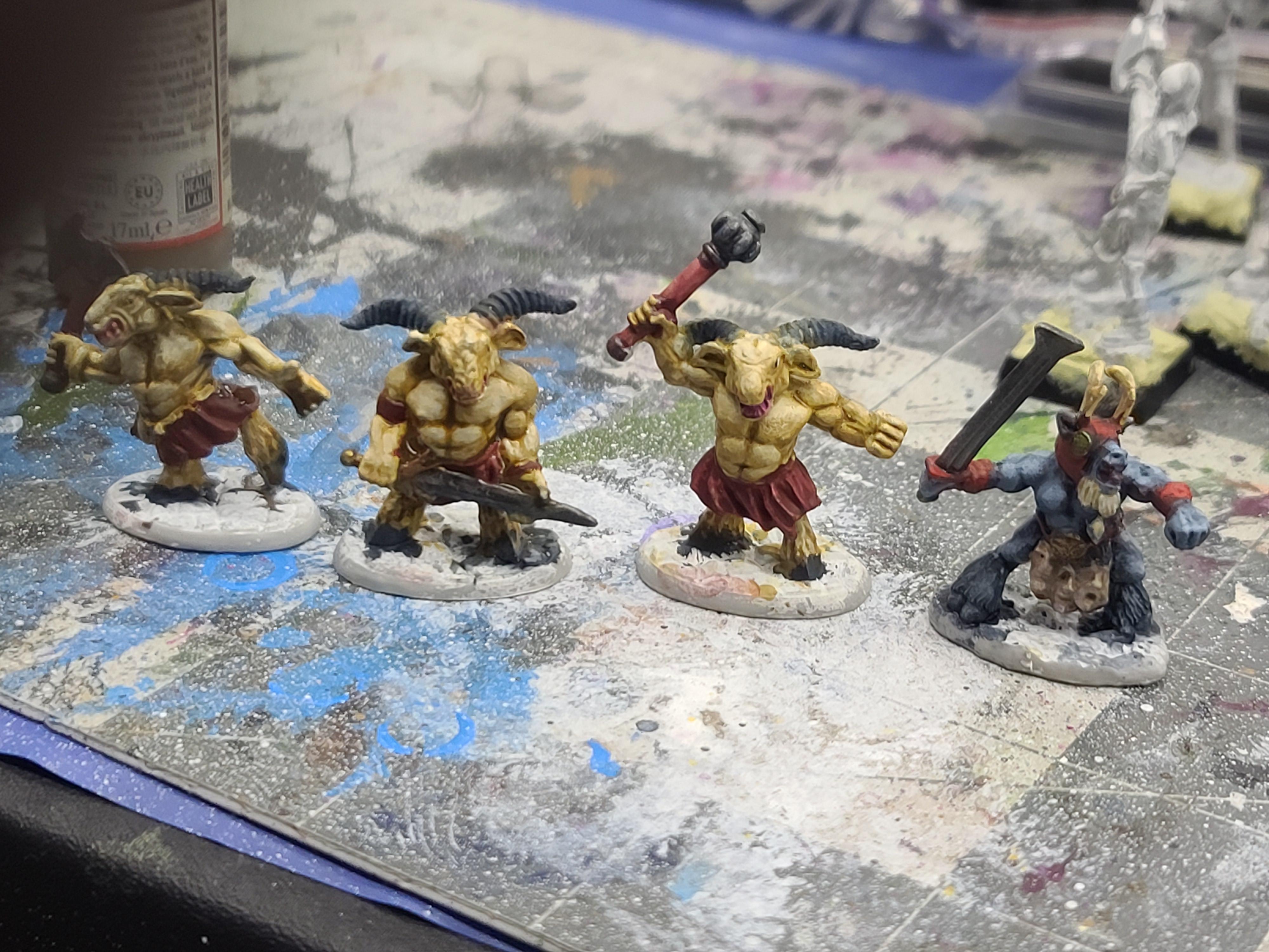 Bones, Bones Usa, J Wiebe Sculpt, Minitaur, Minotaur, Reaper Miniatures