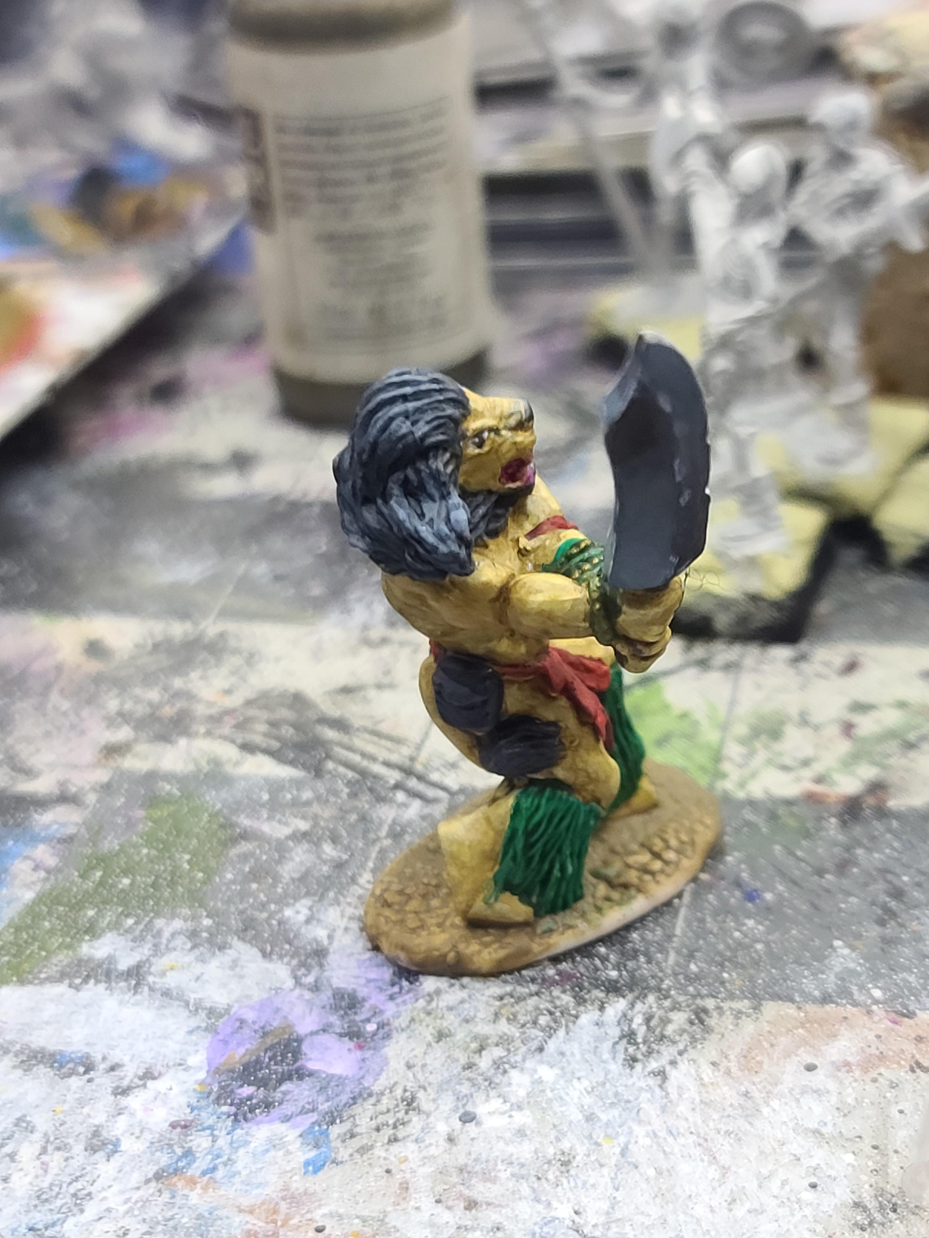 Avatar Of Courage, Bones, J Wiebe Sculpt, Lion Man, Reaper Miniatures