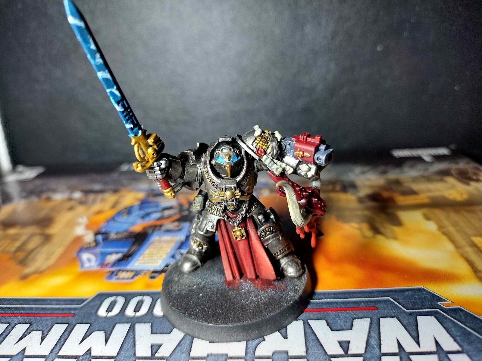 Adeptus Astartes, Gk, Grey Knights, Power Weapon, Psyker, Space Marines, Terminator Armor, Work In Progress