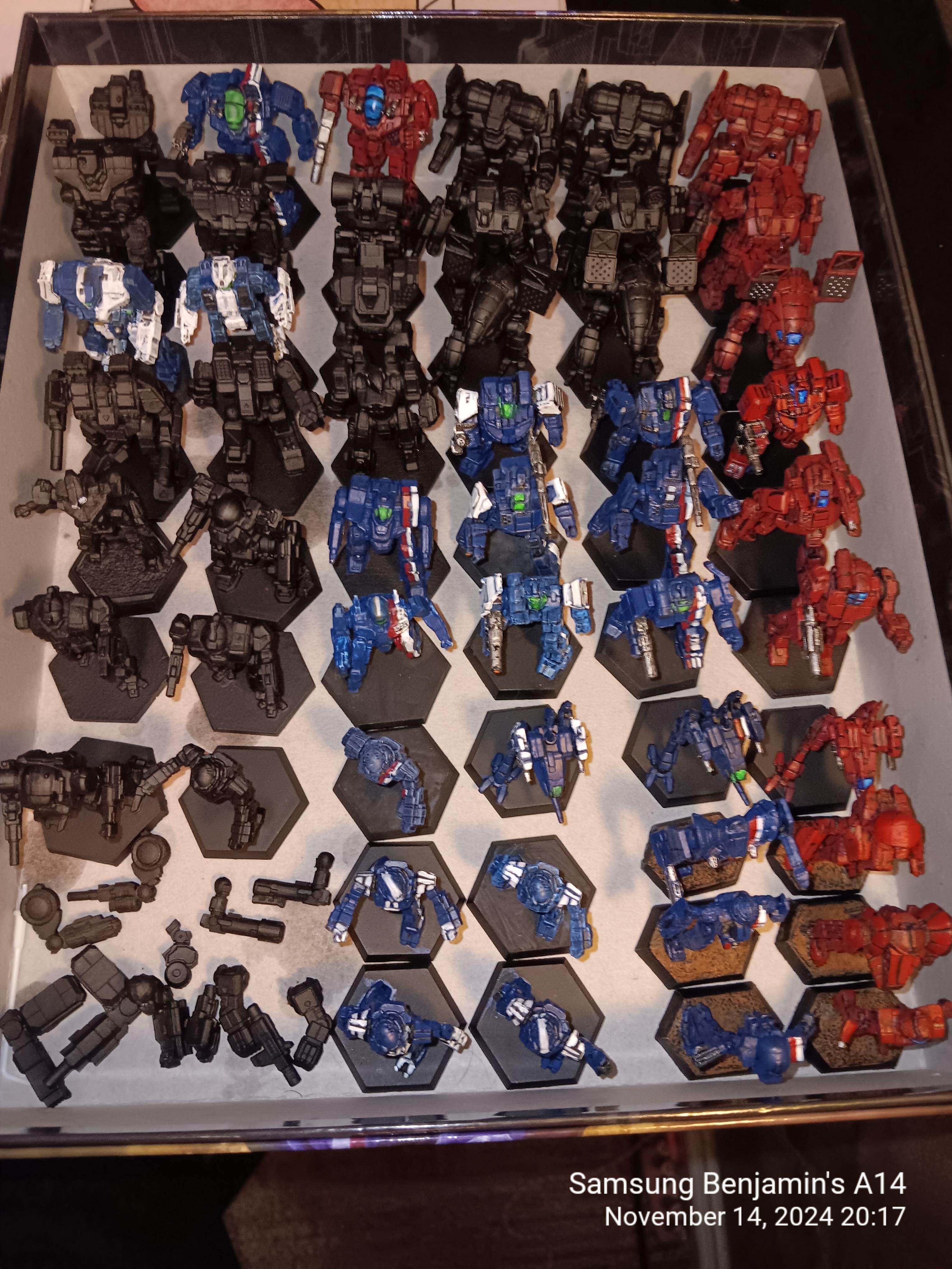 Mechs back from painting