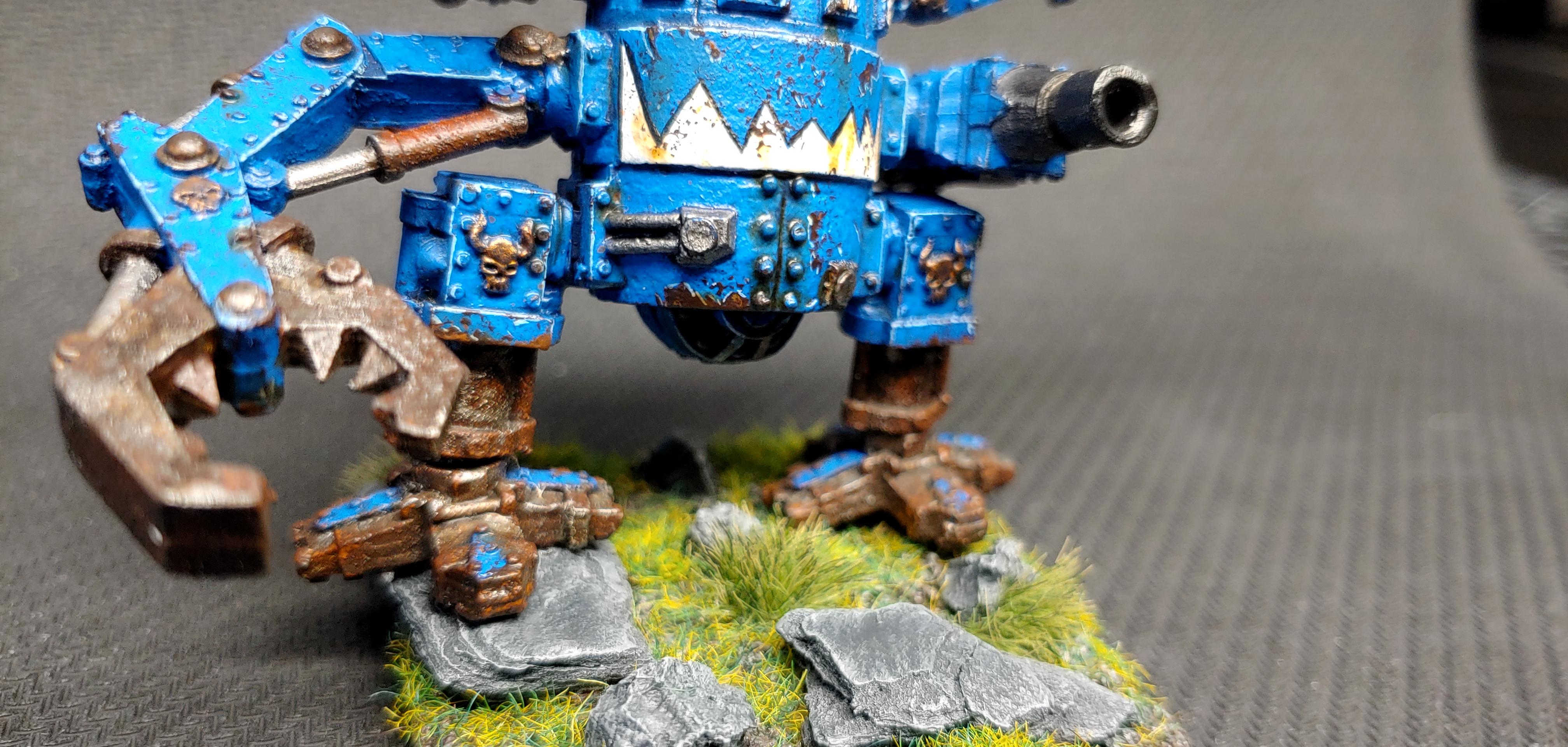 Dreadnought, Orks, Warhammer 40,000, Weathered