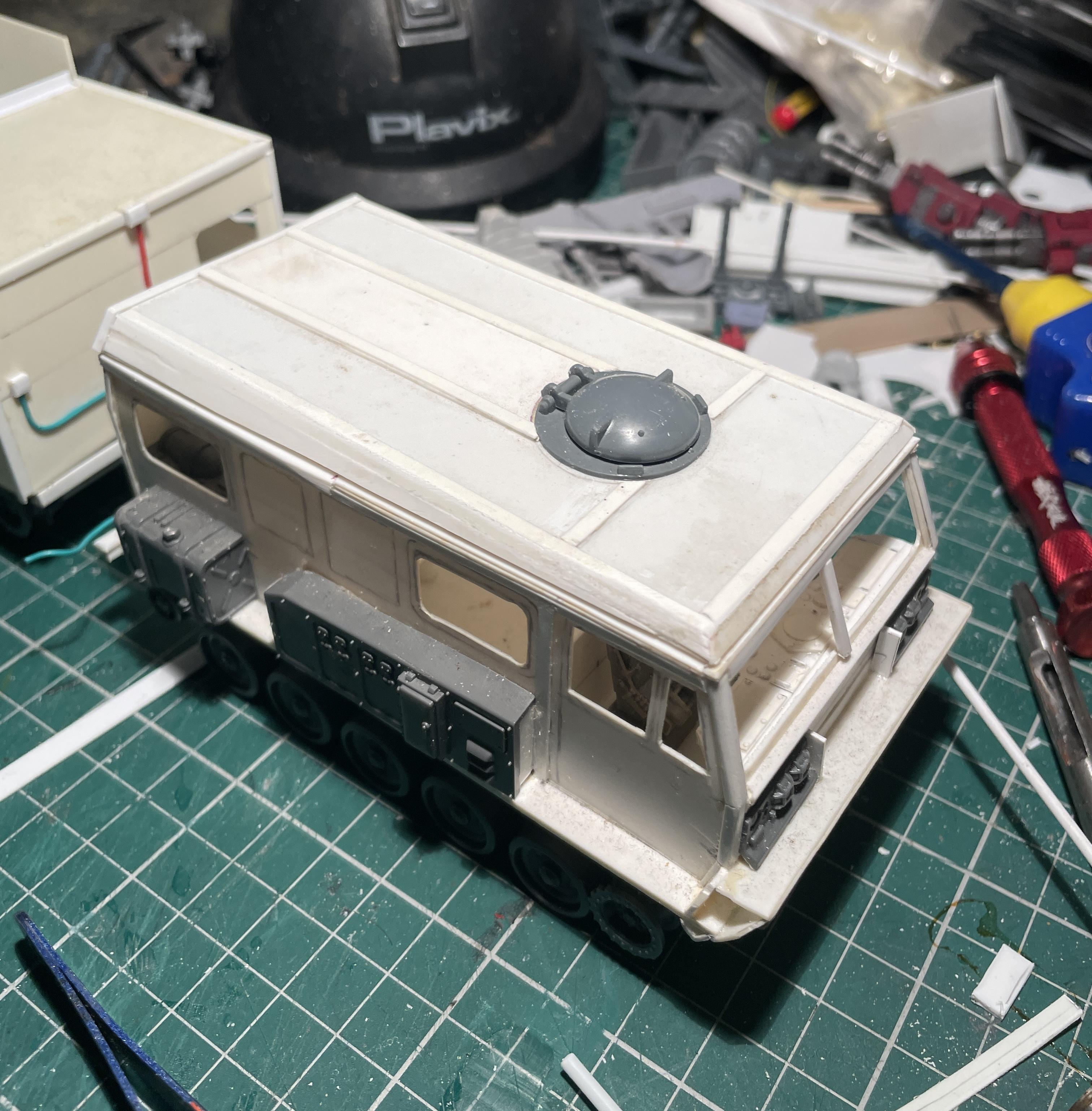 Command Center, Plasticard, Scratch Build, Truck