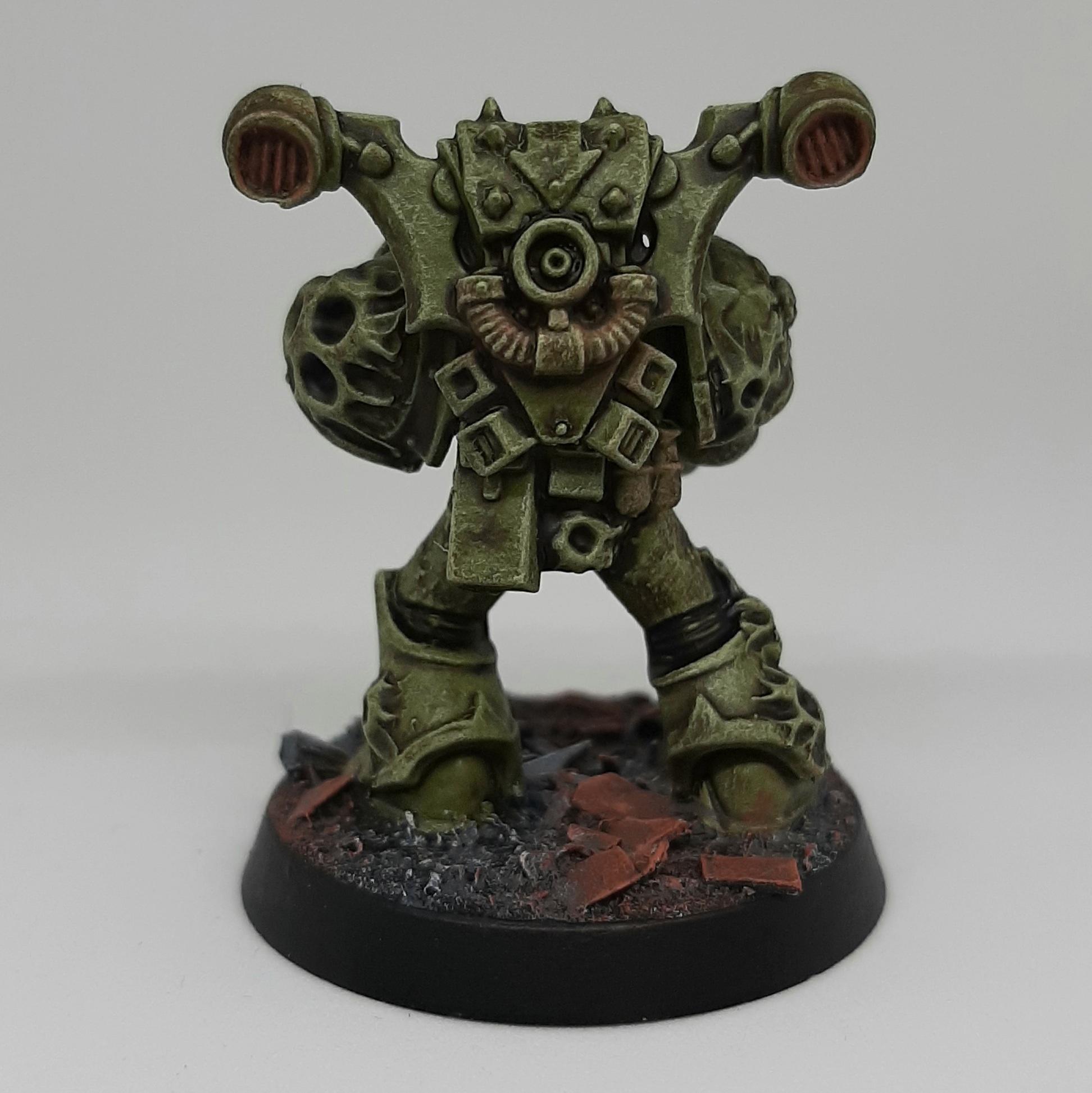 Astartes, Chaos, Conversion, Death Guard, Heretic, Kitbash, Nurgle, Plague, Sculpting, Space, Space Marines