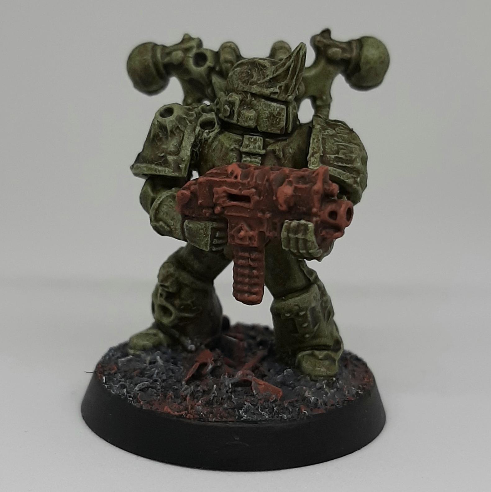 Astartes, Chaos, Conversion, Death Guard, Heretic, Kitbash, Nurgle, Plague, Sculpting, Space, Space Marines