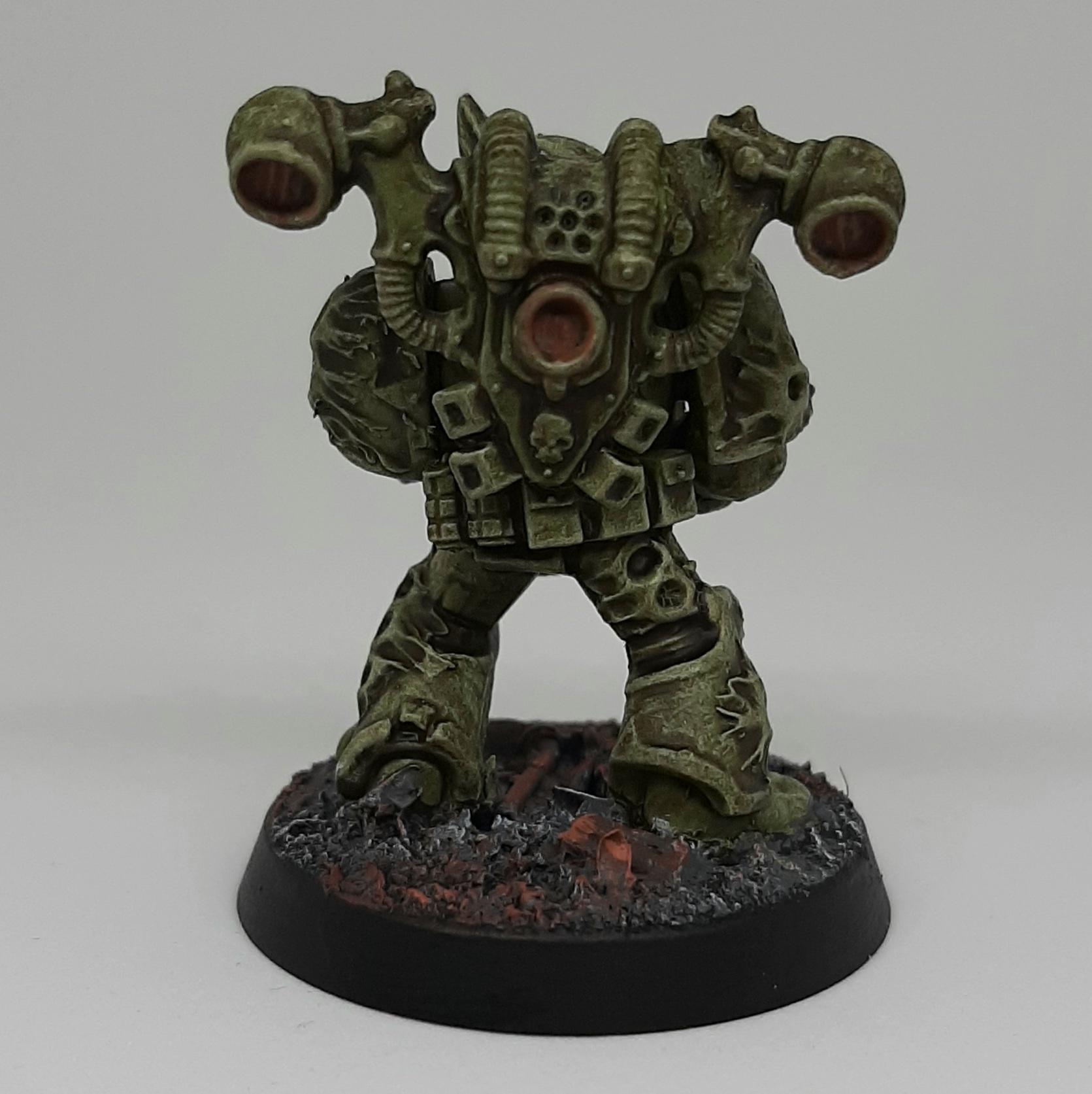 Astartes, Chaos, Conversion, Death Guard, Heretic, Kitbash, Nurgle, Plague, Sculpting, Space, Space Marines
