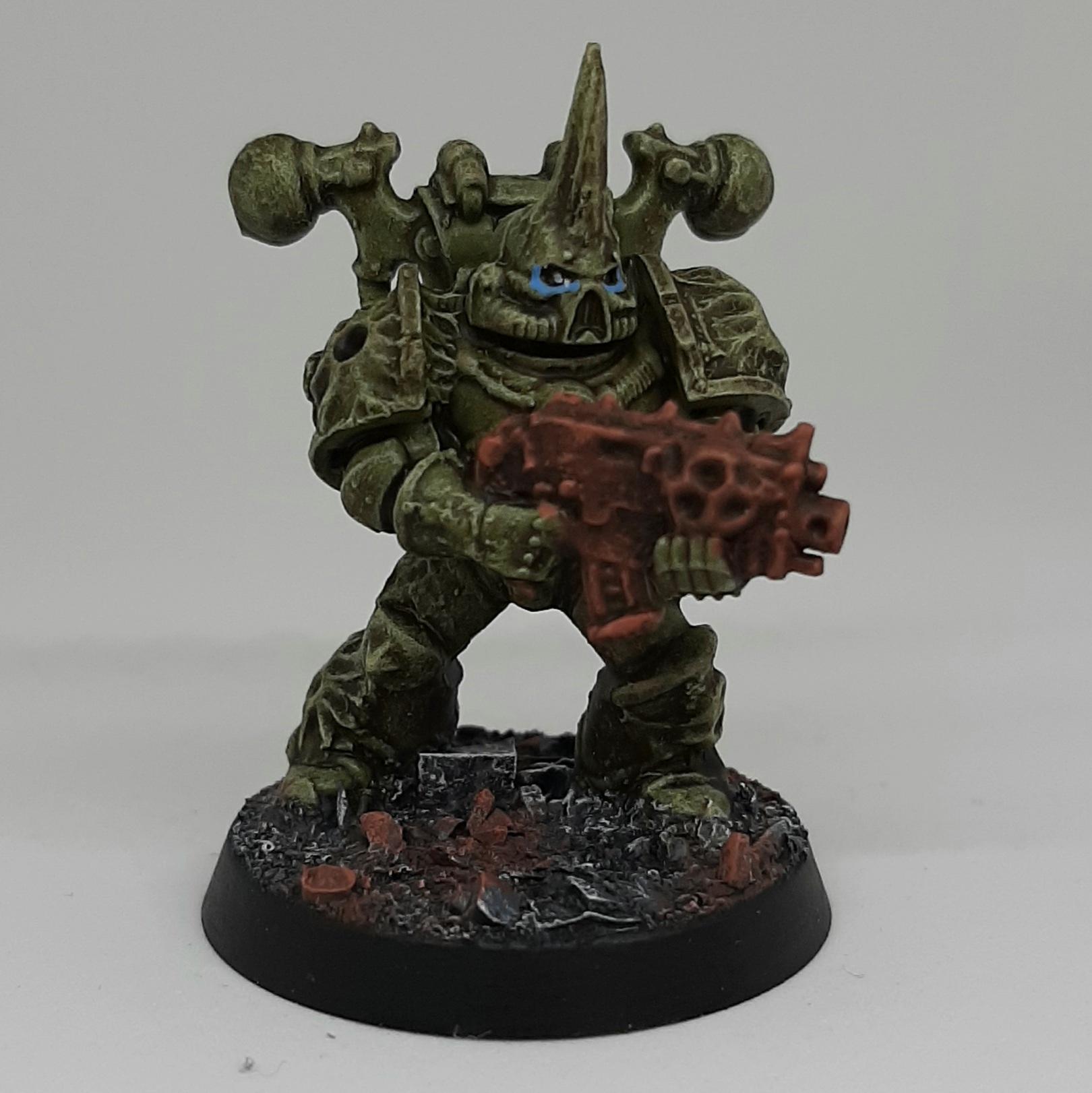 Astartes, Chaos, Conversion, Death Guard, Heretic, Kitbash, Nurgle, Plague, Sculpting, Space, Space Marines