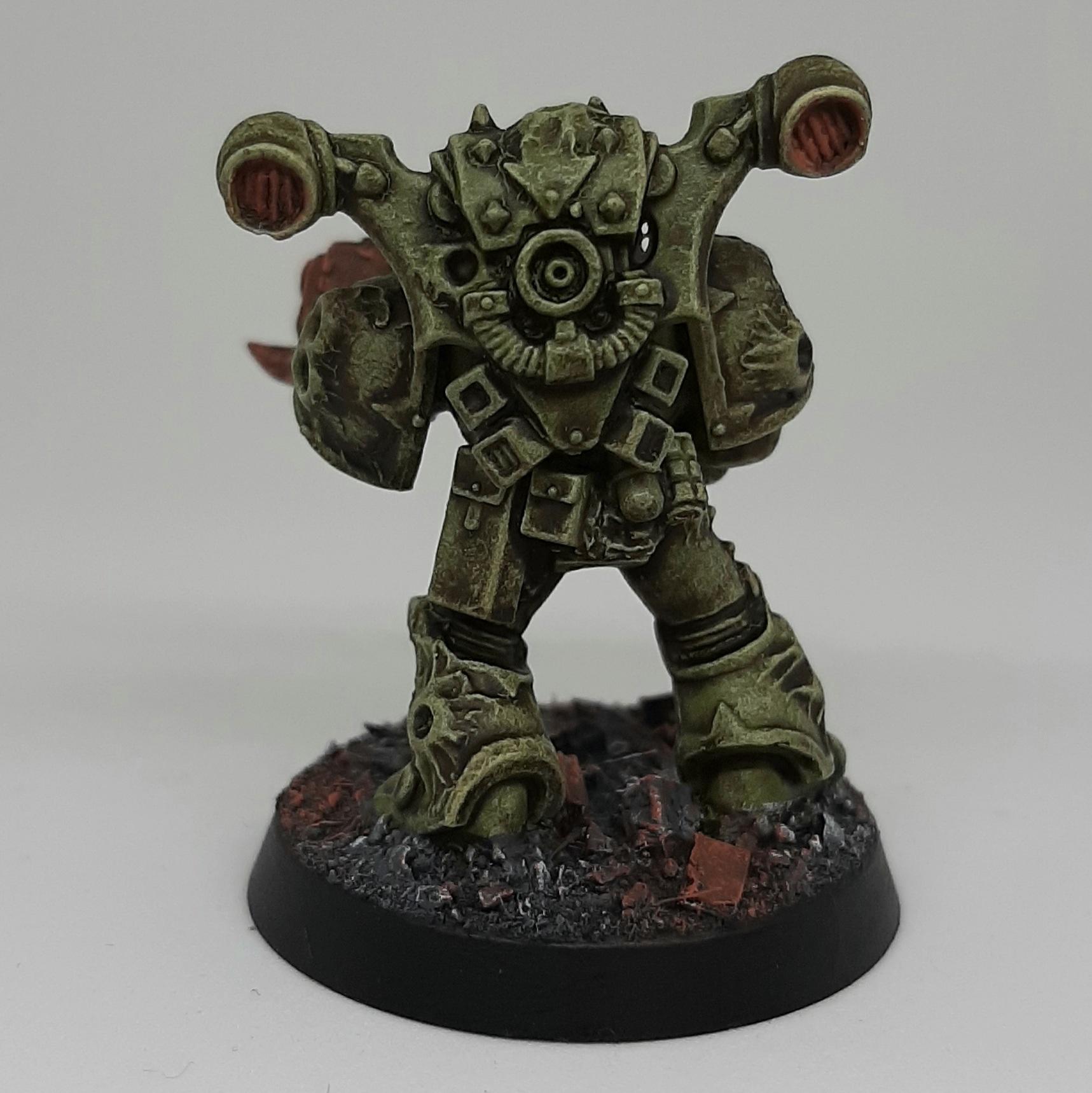 Astartes, Chaos, Conversion, Death Guard, Heretic, Kitbash, Nurgle, Plague, Sculpting, Space, Space Marines