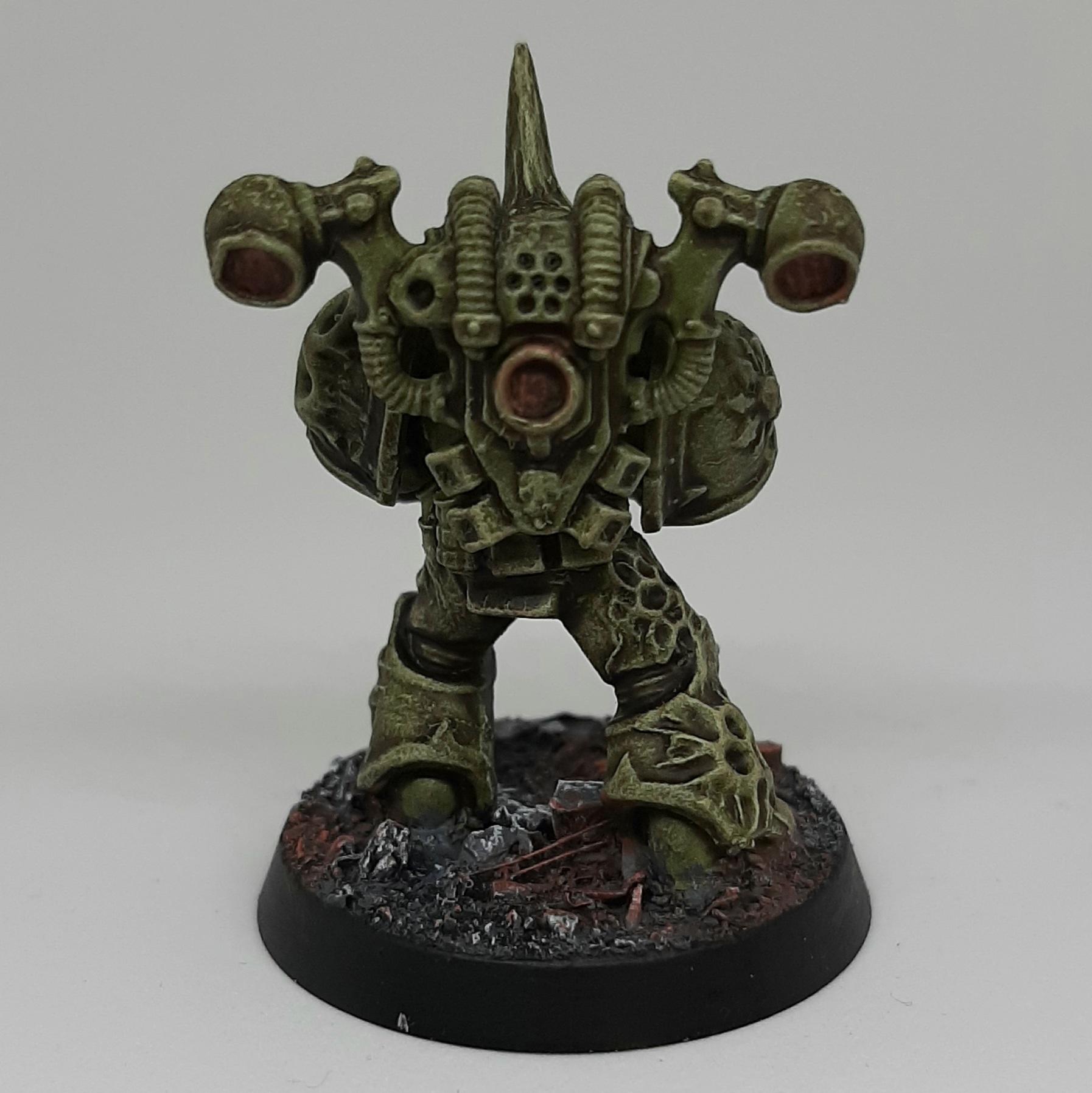 Astartes, Chaos, Conversion, Death Guard, Heretic, Kitbash, Nurgle, Plague, Sculpting, Space, Space Marines