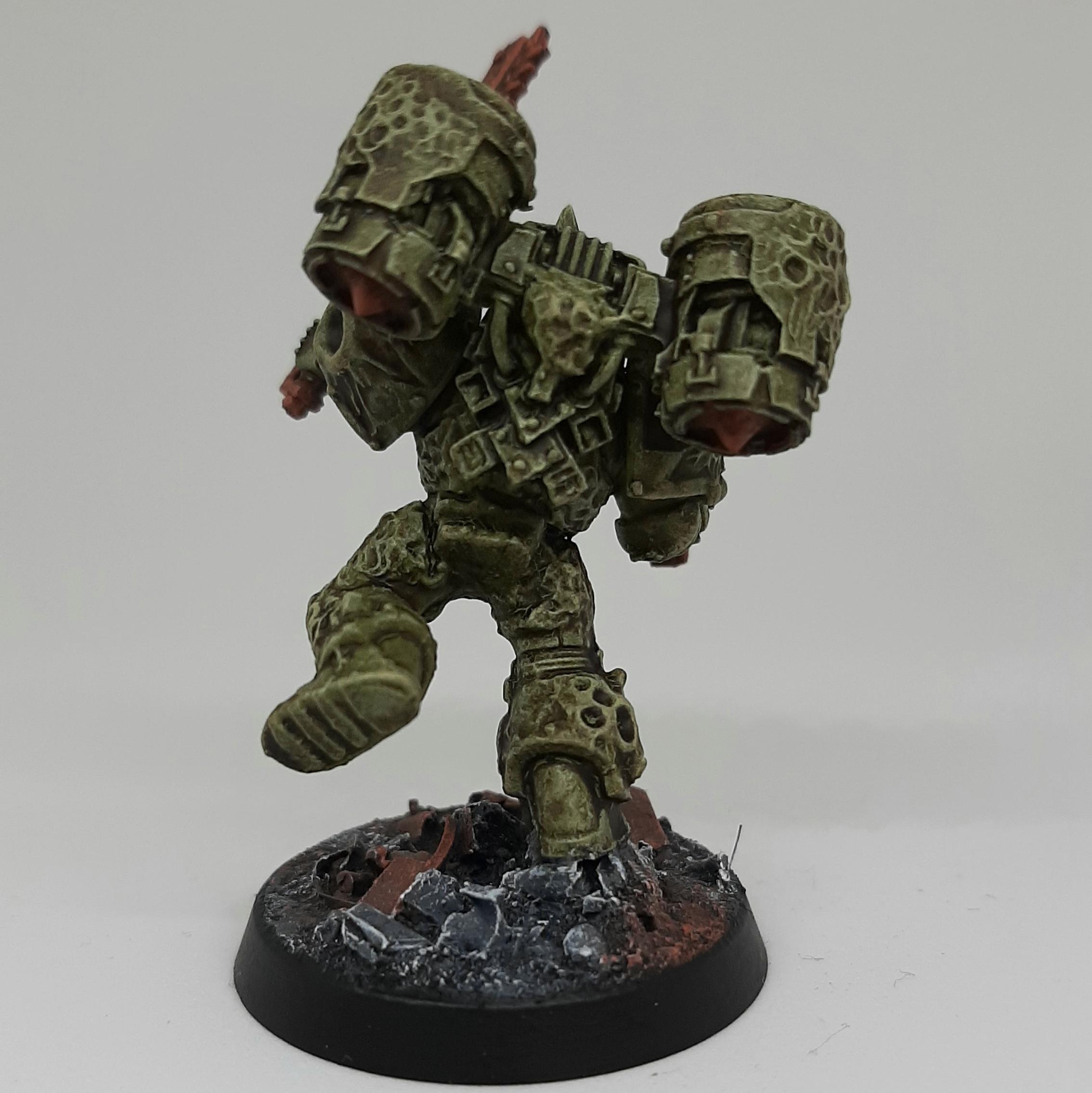 Astartes, Chaos, Conversion, Death Guard, Heretic, Kitbash, Nurgle, Plague, Raptors, Sculpting, Space, Space Marines