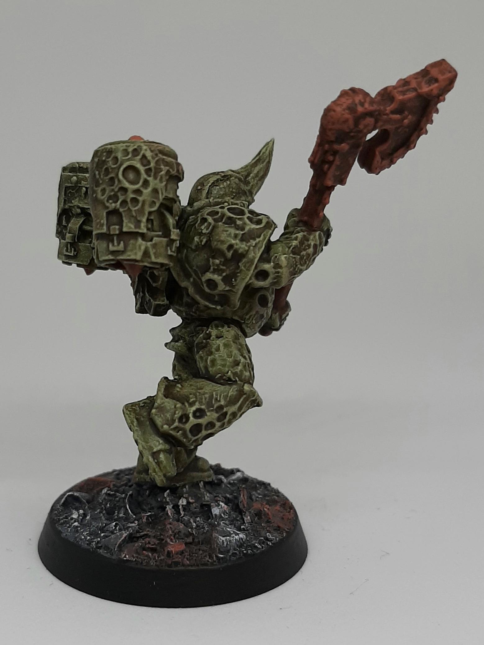 Aspiring, Astartes, Champion, Chaos, Conversion, Death Guard, Heretic, Kitbash, Nurgle, Plague, Raptors, Sculpting, Space, Space Marines