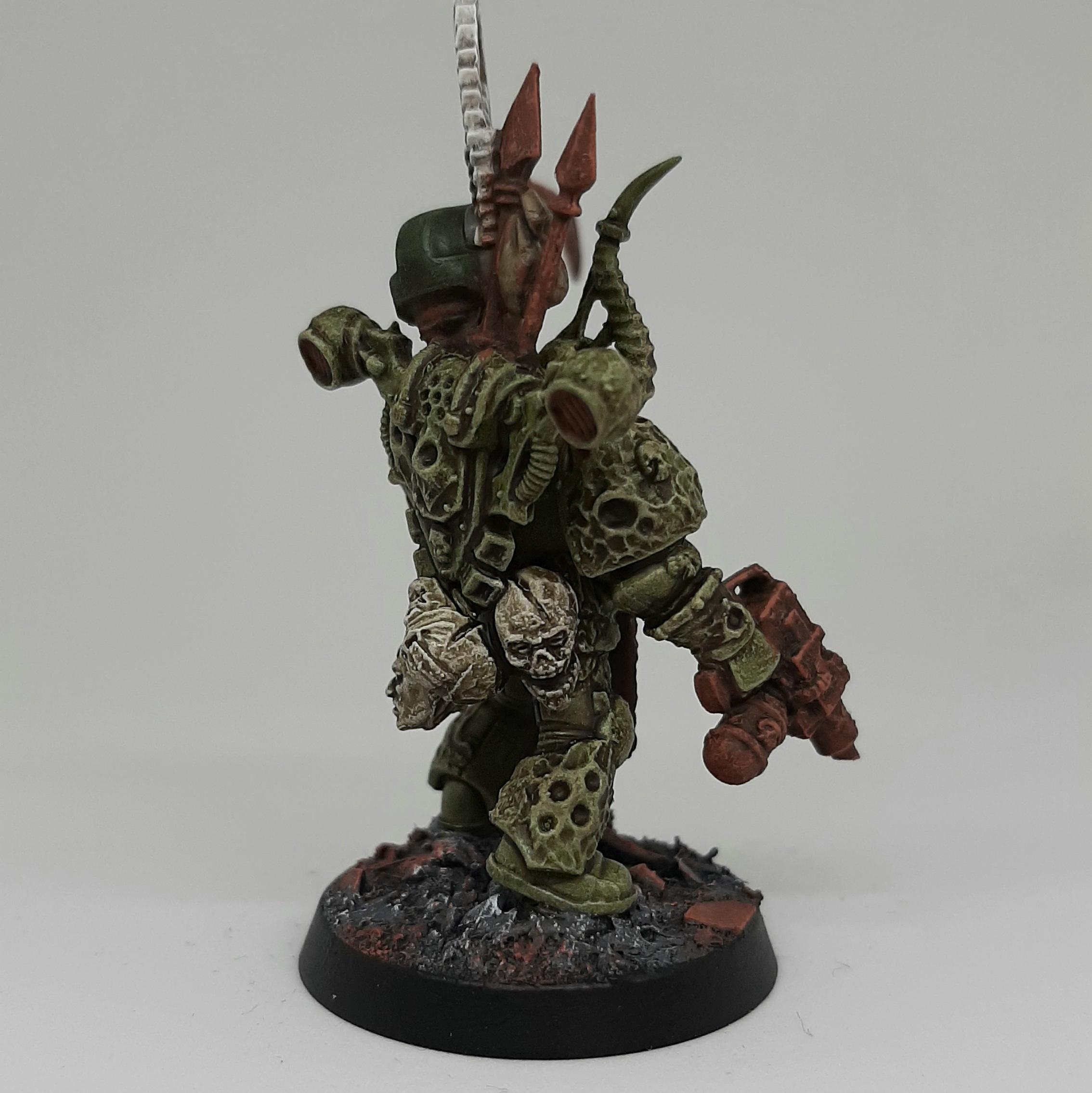 Astartes, Chaos, Conversion, Death Guard, Heretic, Kitbash, Nurgle, Plague, Sculpting, Space, Space Marines