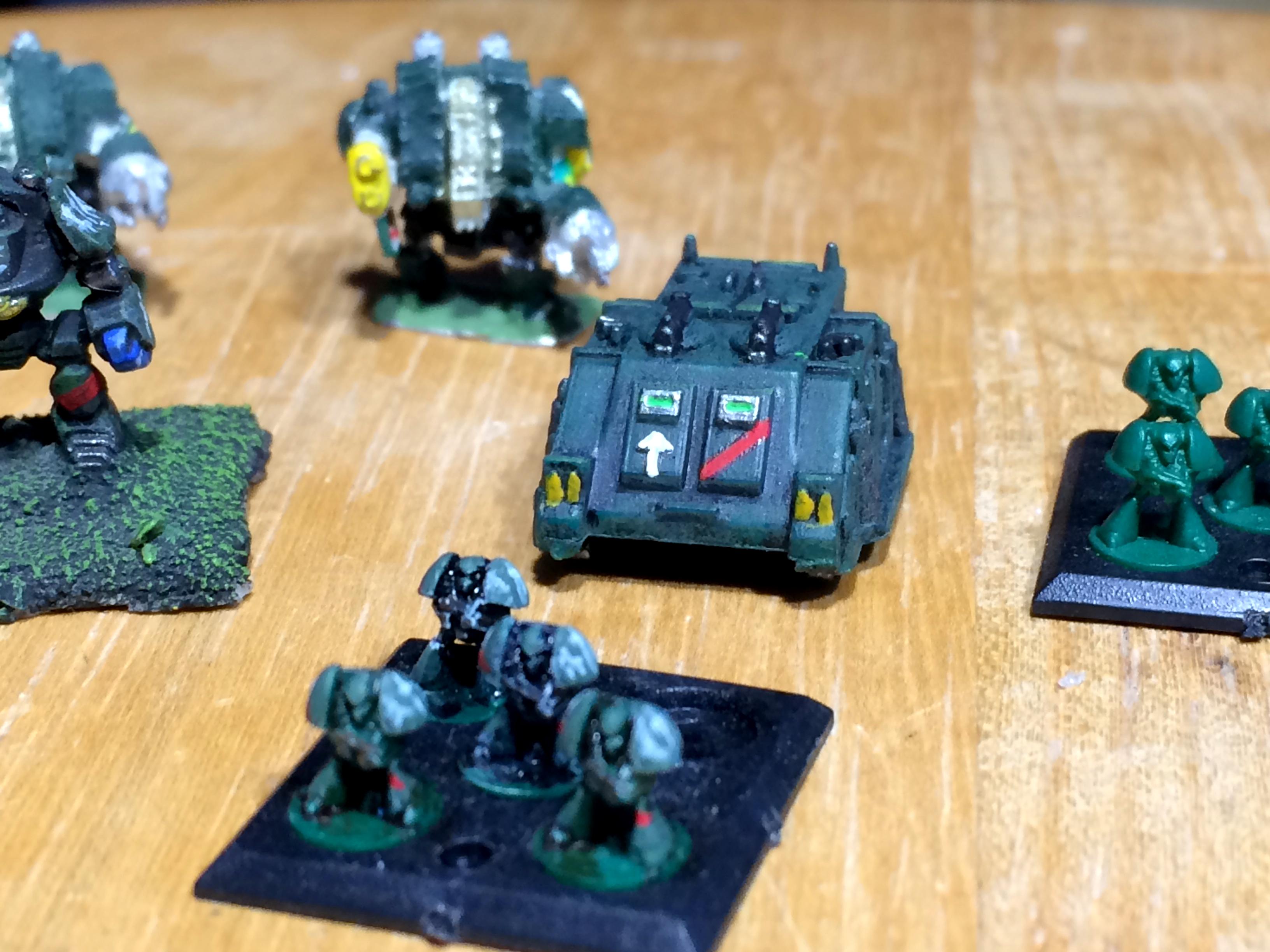 Epic, Space Marines, Space Marinesm Rhino