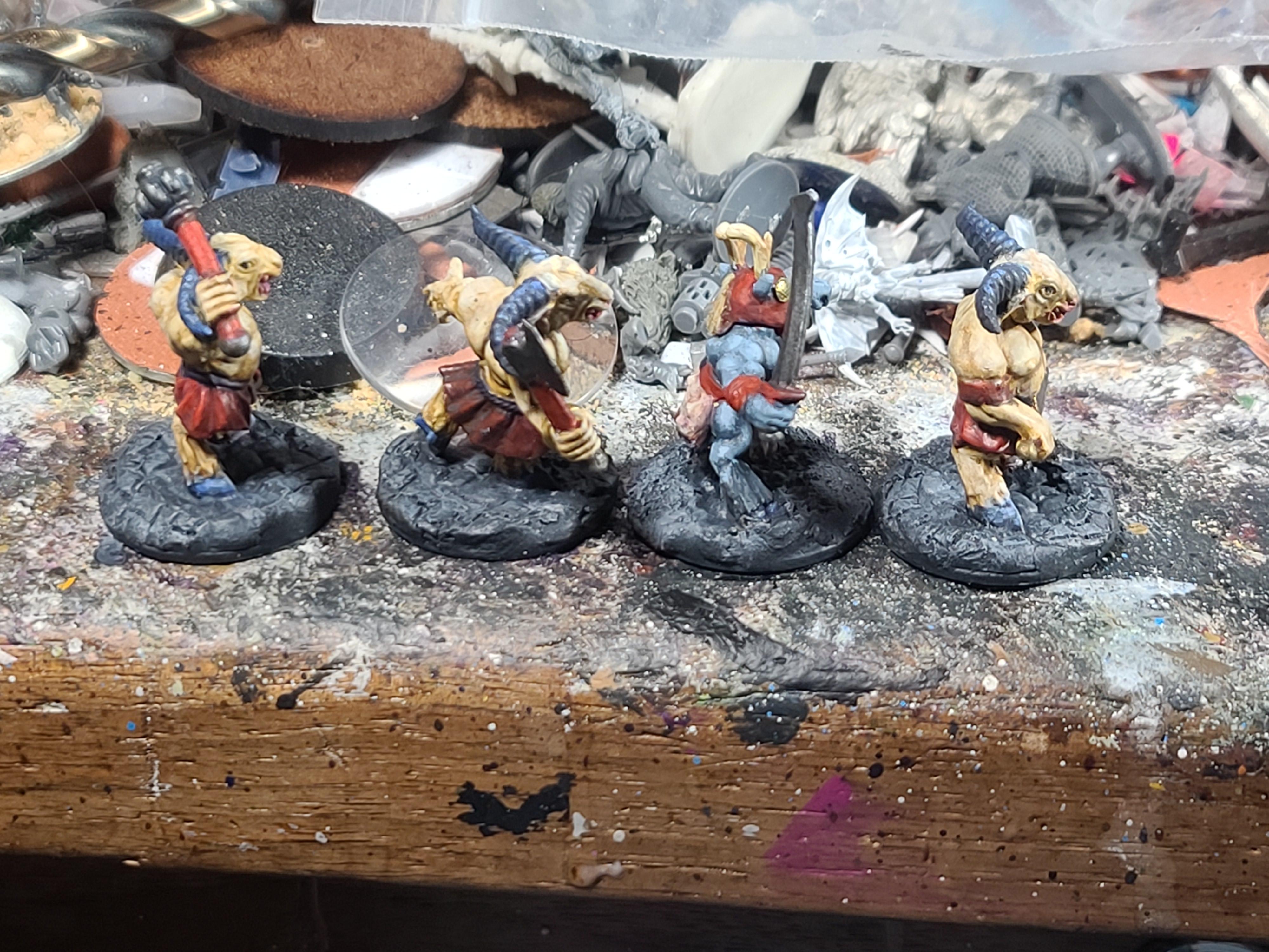 Bones, Mini-taurs, Reaper Miniatures, Warhammer Fantasy