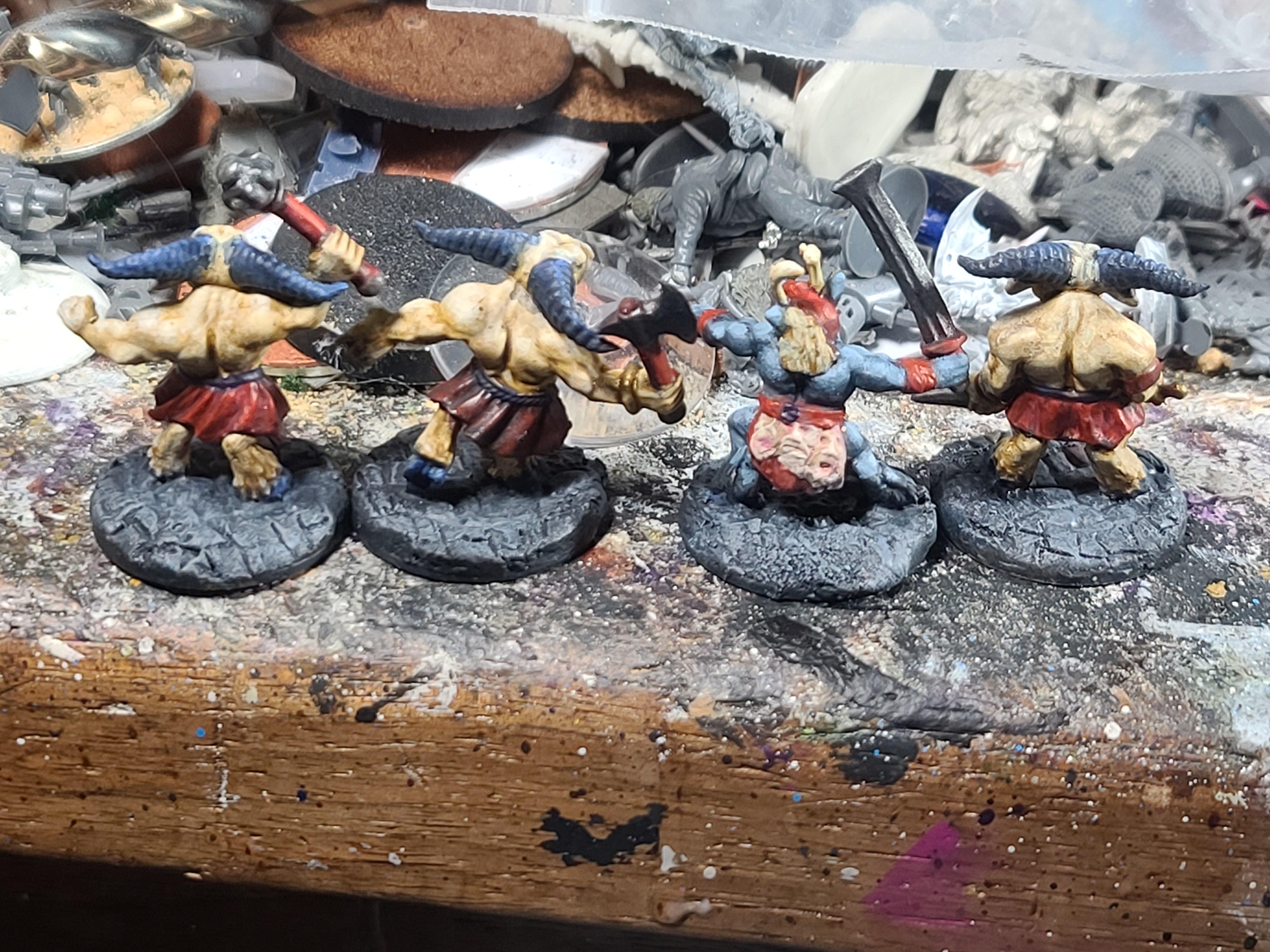 Bones, Mini-taurs, Reaper Miniatures, Warhammer Fantasy