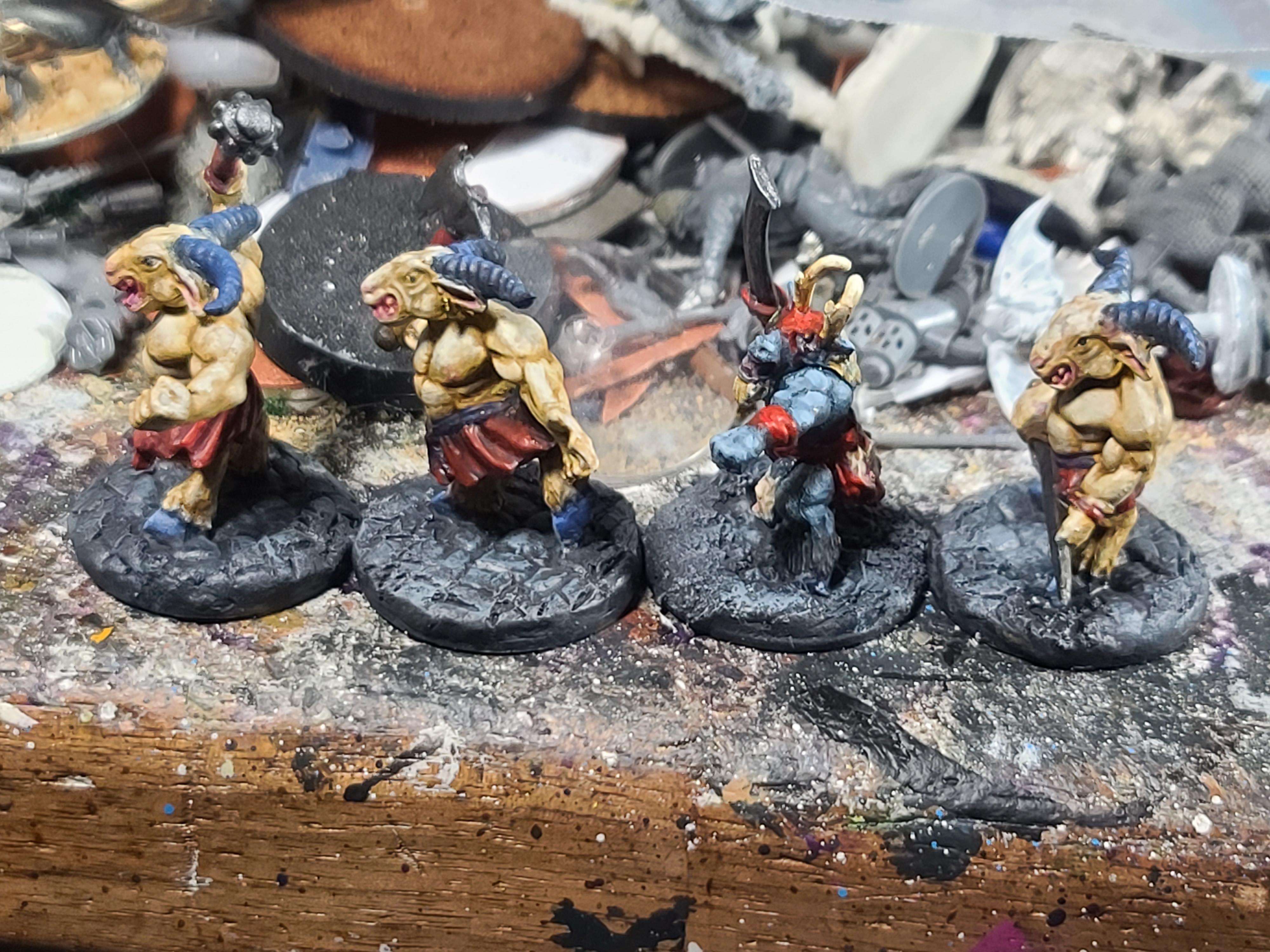 Bones, Mini-taurs, Reaper Miniatures, Warhammer Fantasy