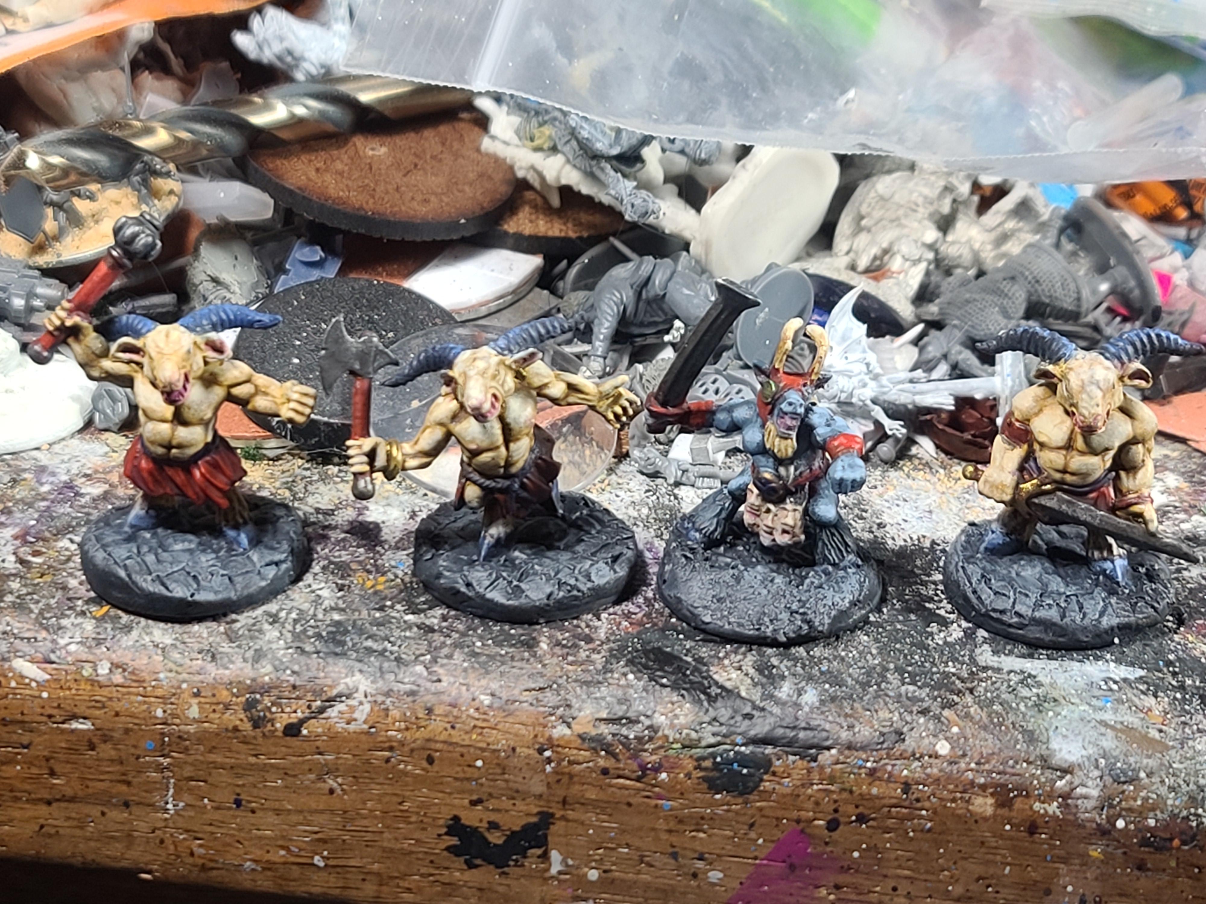 Bones, Mini-taurs, Reaper Miniatures, Warhammer Fantasy