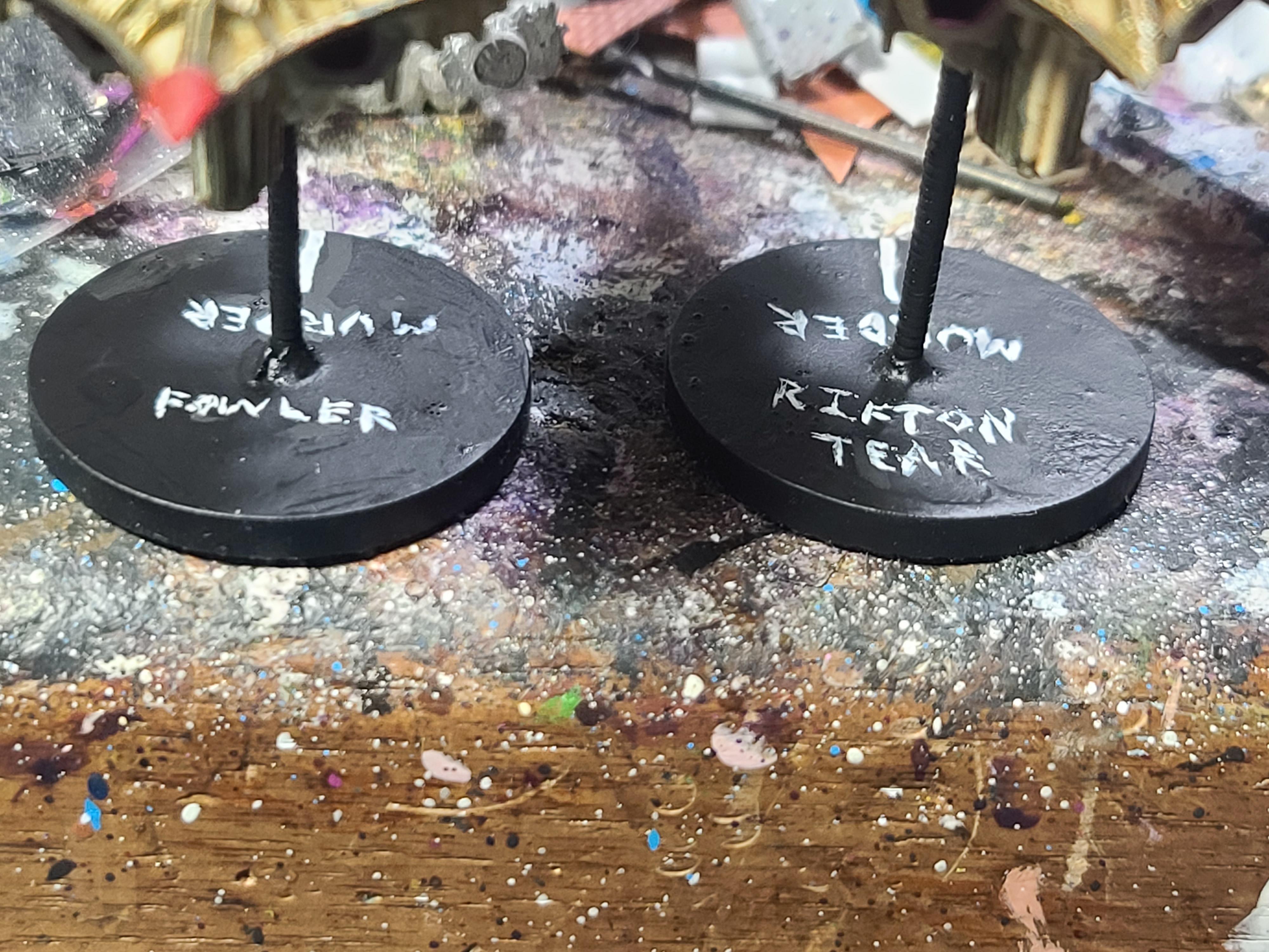 Base, Battlefleet Gothic, Chaos, Cruiser, Hand Lettering, Mdf
