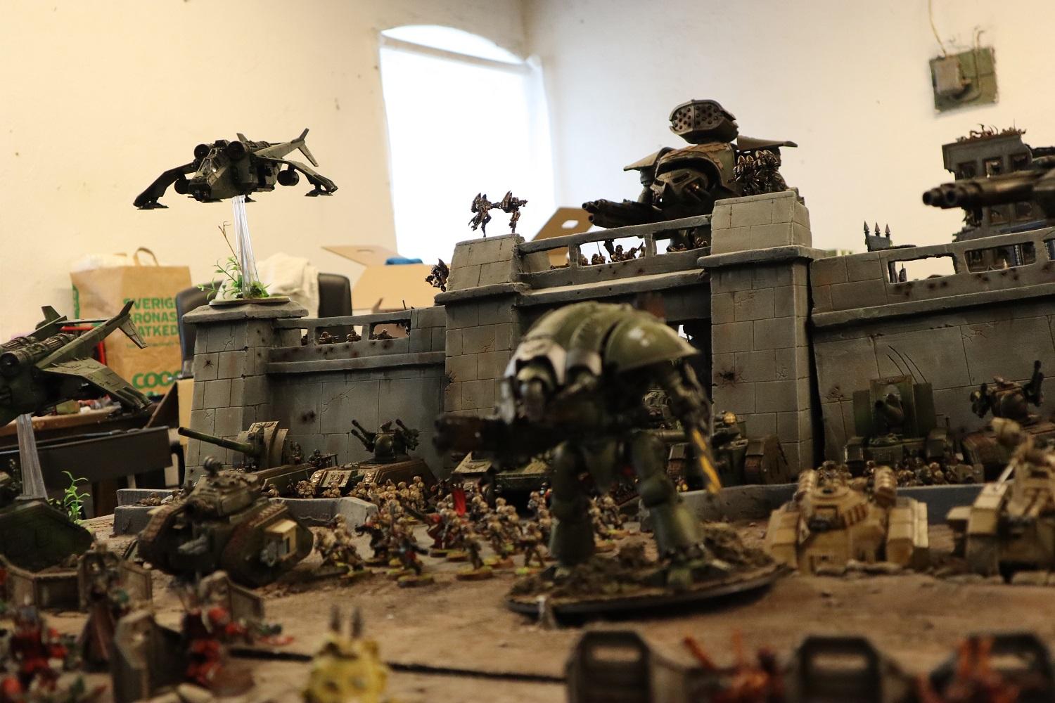 Chaos, Imperial Guard, Mega Battle, Titan, Valkyrie