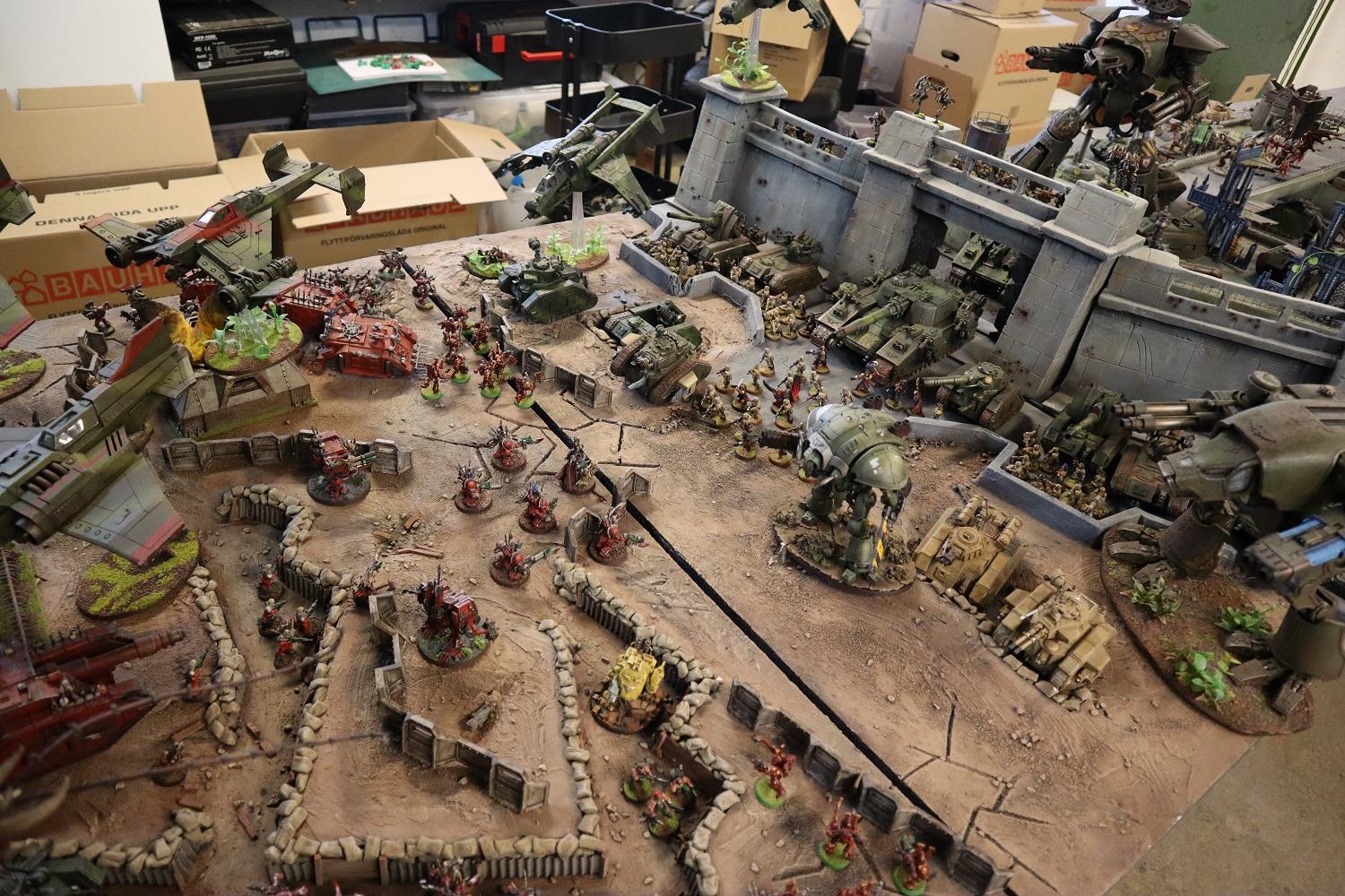 Chaos, Imperial Guard, Mega Battle, Reaver, Titan