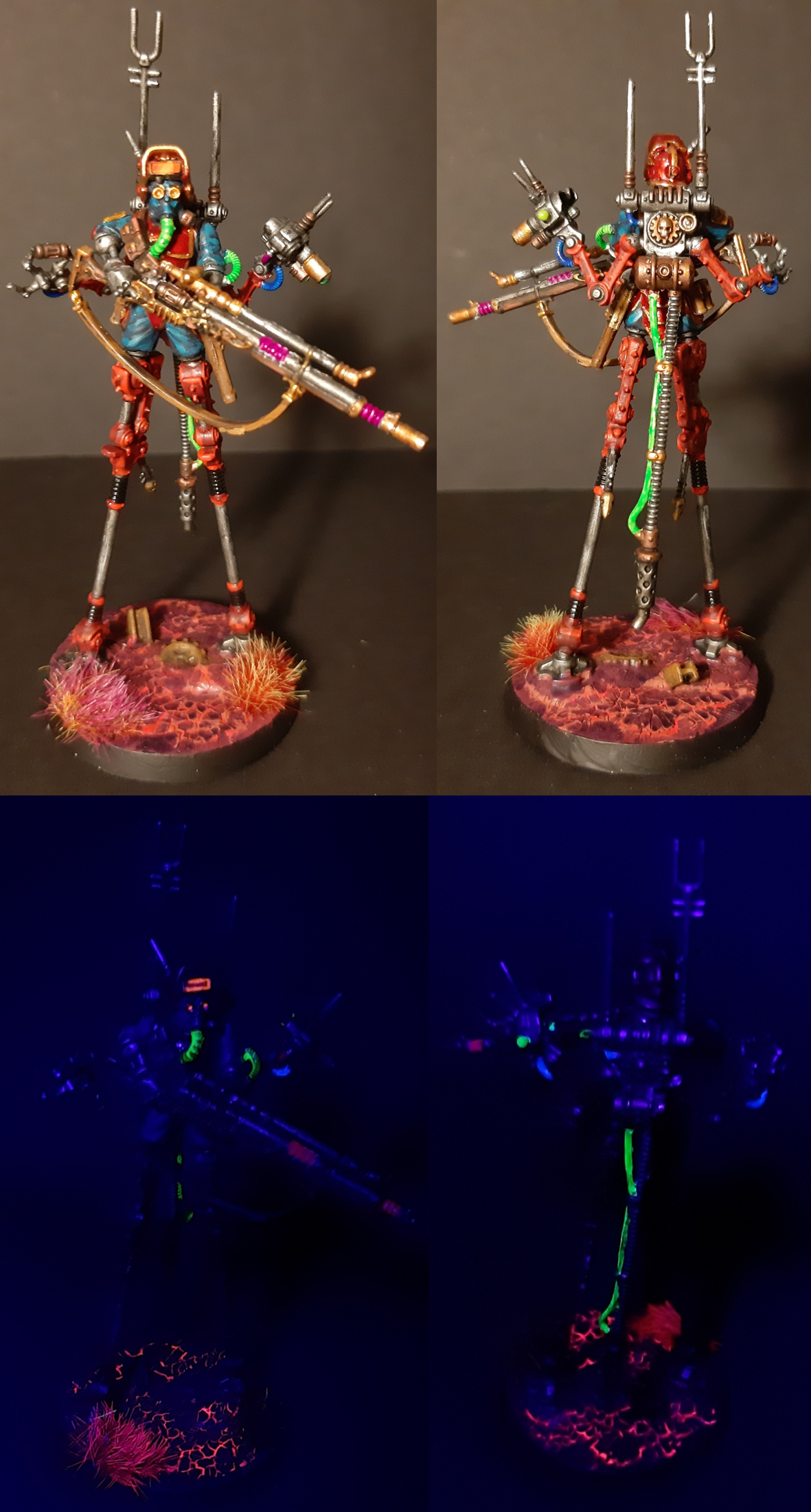 Adeptus Mechanicus, Fluo Paints, Skratos
