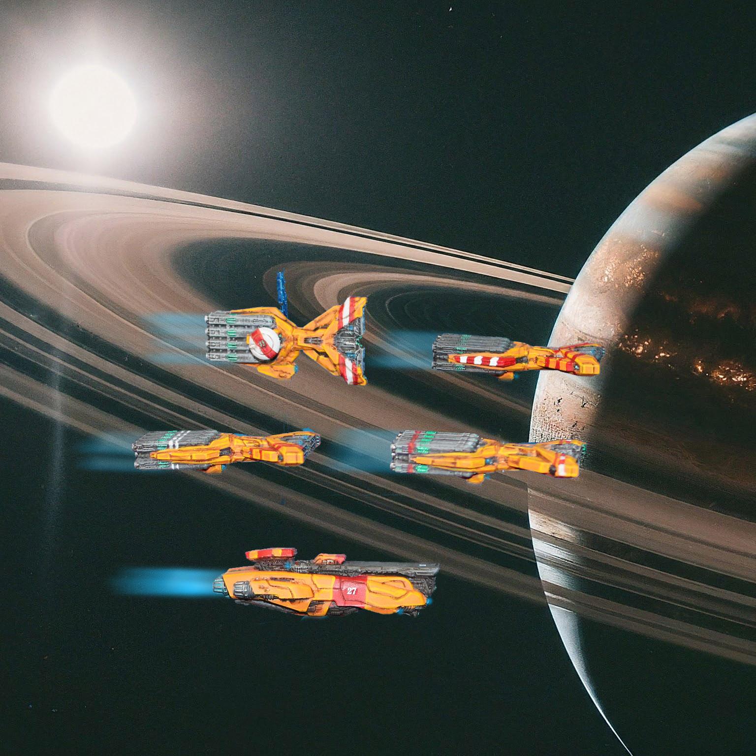 Ai Generated, Battleship, Cruiser, Cutter, Destroyer, Dfc, Dropfleet, Frigate, Hawk Wargames, Lighter, Space, Spaceships, Ttcombat