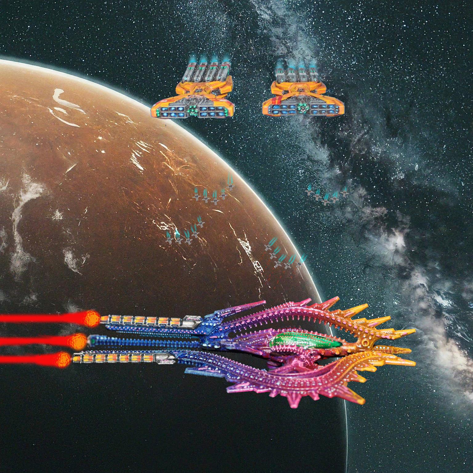 Ai Generated, Battleship, Cruiser, Cutter, Destroyer, Dfc, Dropfleet, Frigate, Hawk Wargames, Lighter, Space, Spaceships, Ttcombat