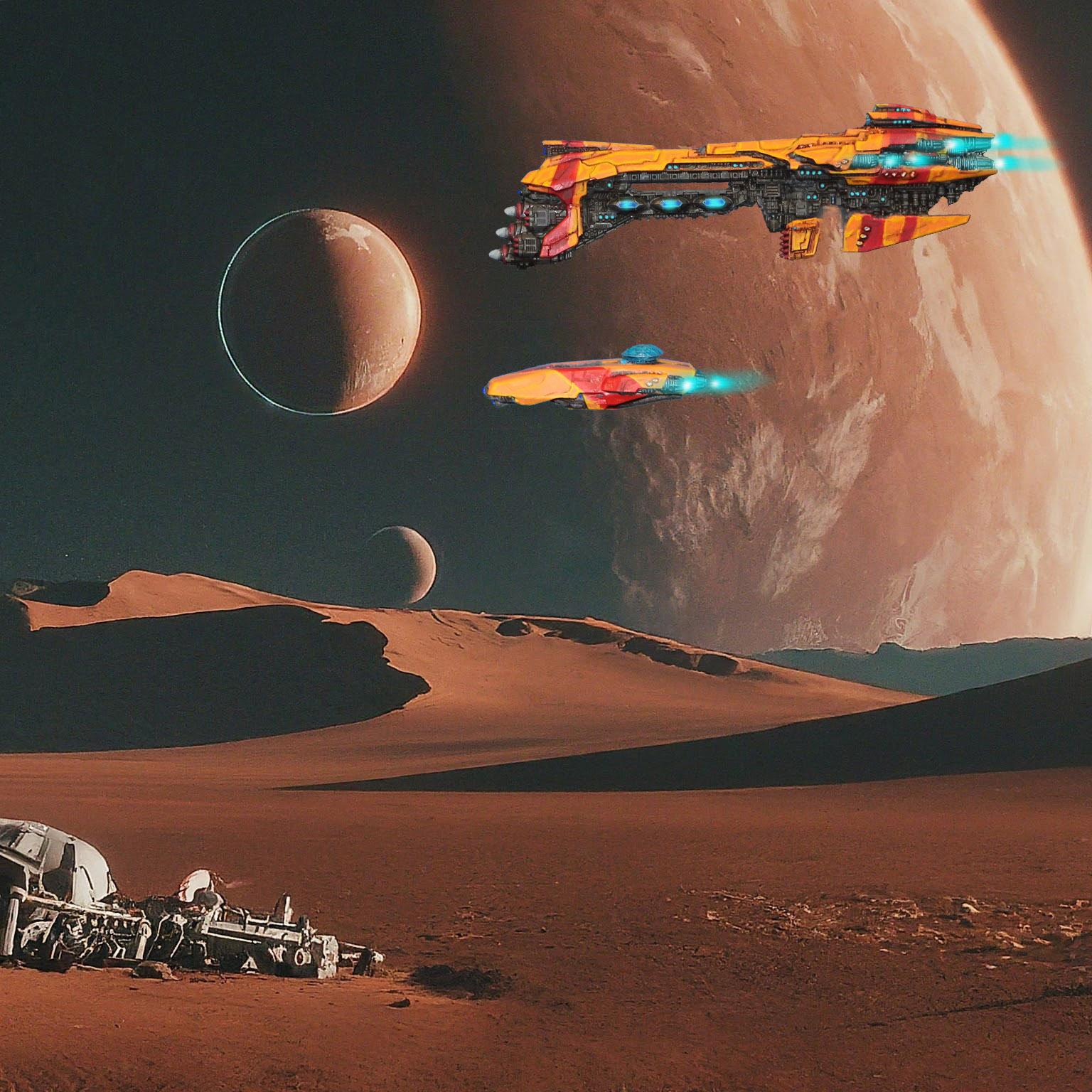 Ai Generated, Battleship, Cruiser, Cutter, Destroyer, Dfc, Dropfleet, Frigate, Hawk Wargames, Lighter, Space, Spaceships, Ttcombat