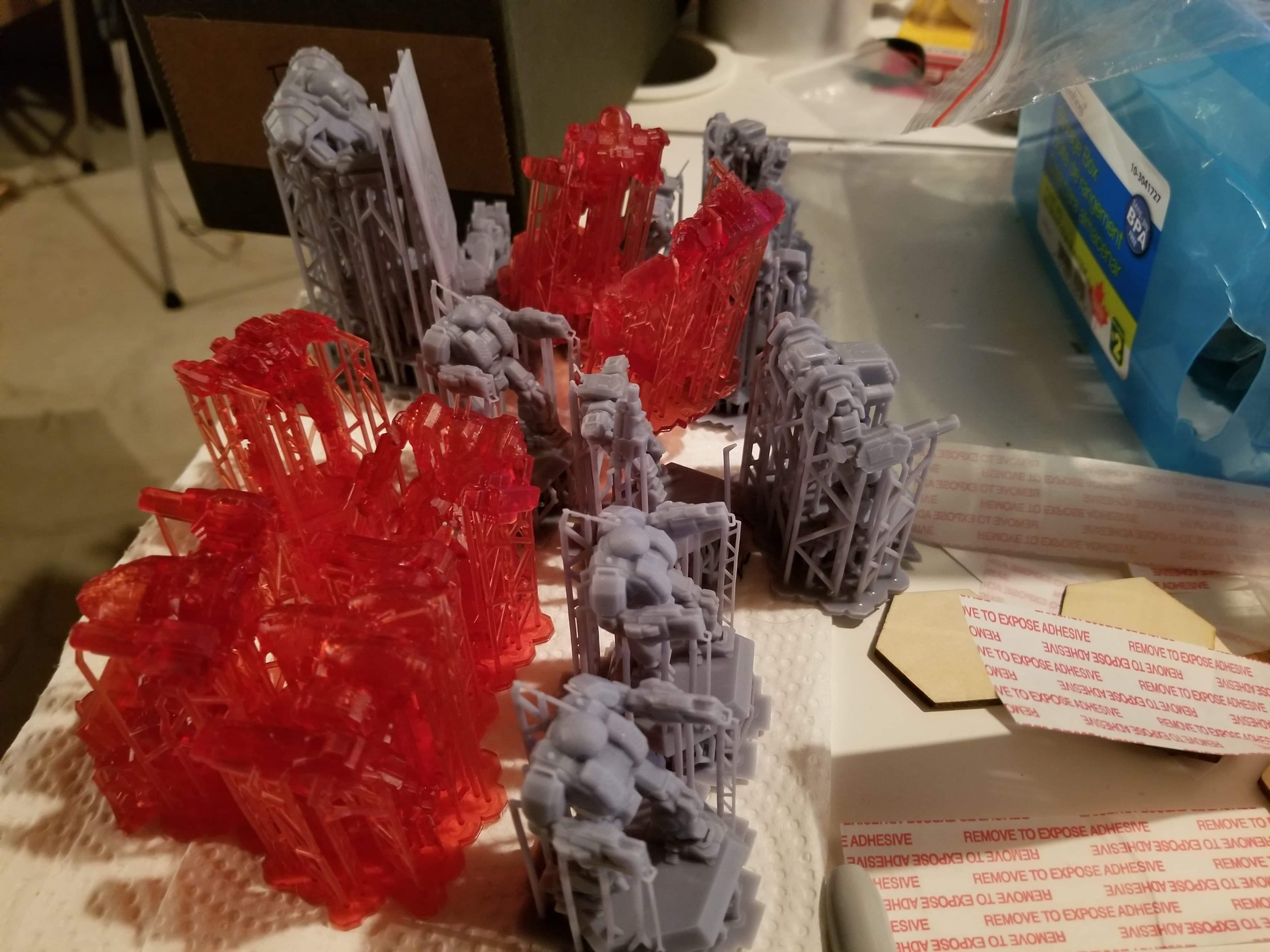 3D printed BattleMechs