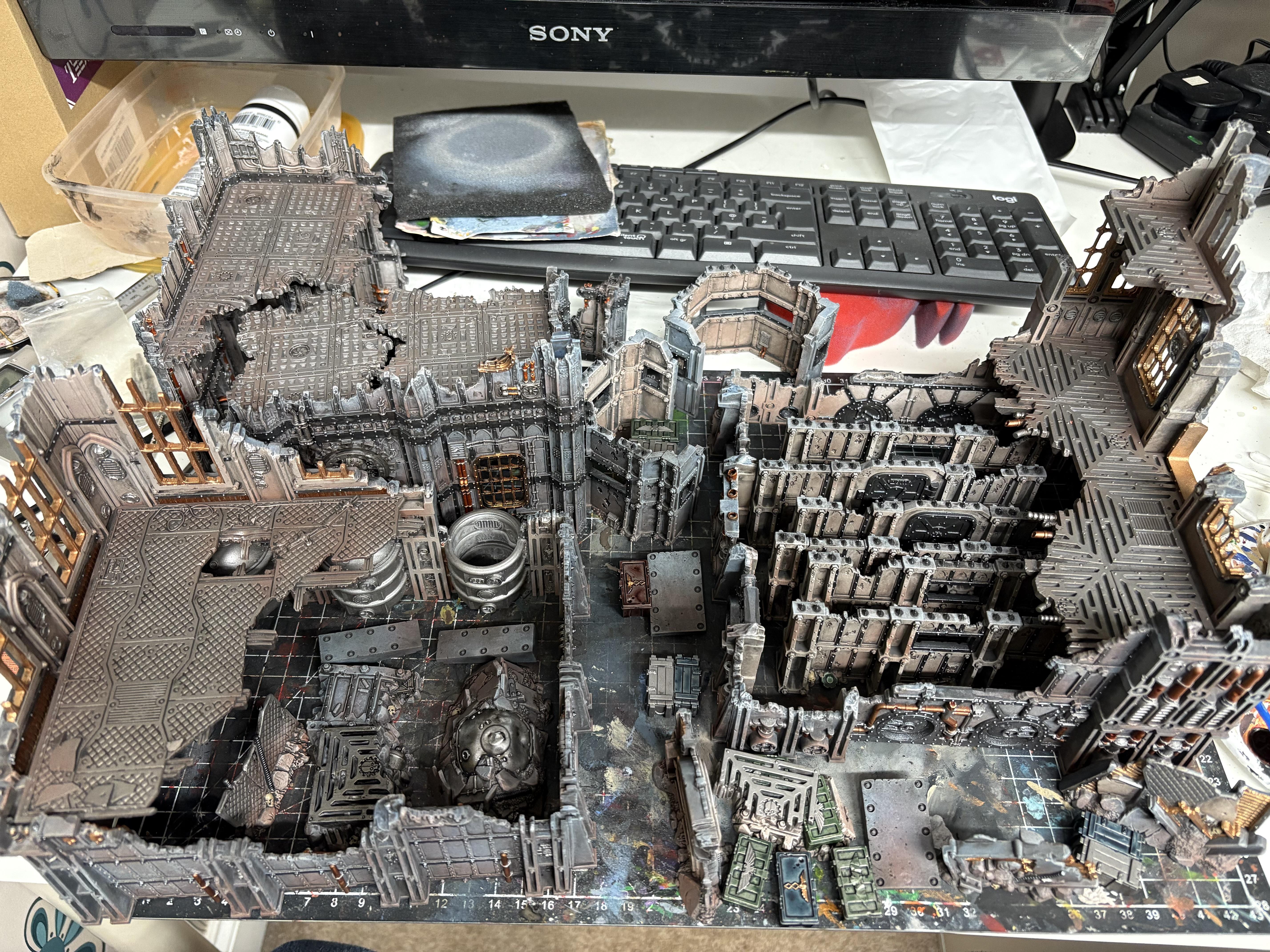 Kill Team, Killzone Volkus, Terrain, Warhammer 40,000, Work In Progress