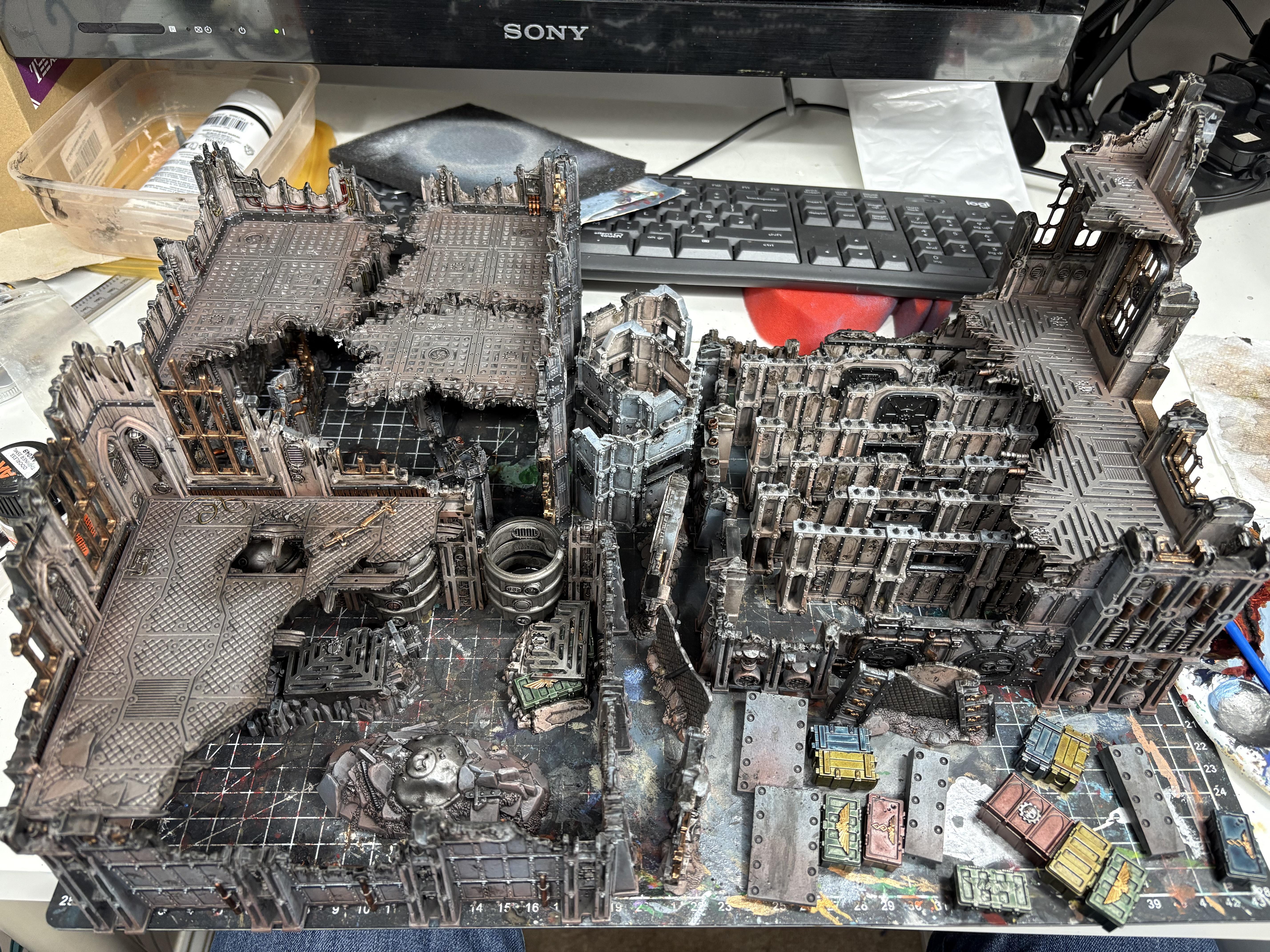 Kill Team, Killzone Volkus, Terrain, Warhammer 40,000, Work In Progress