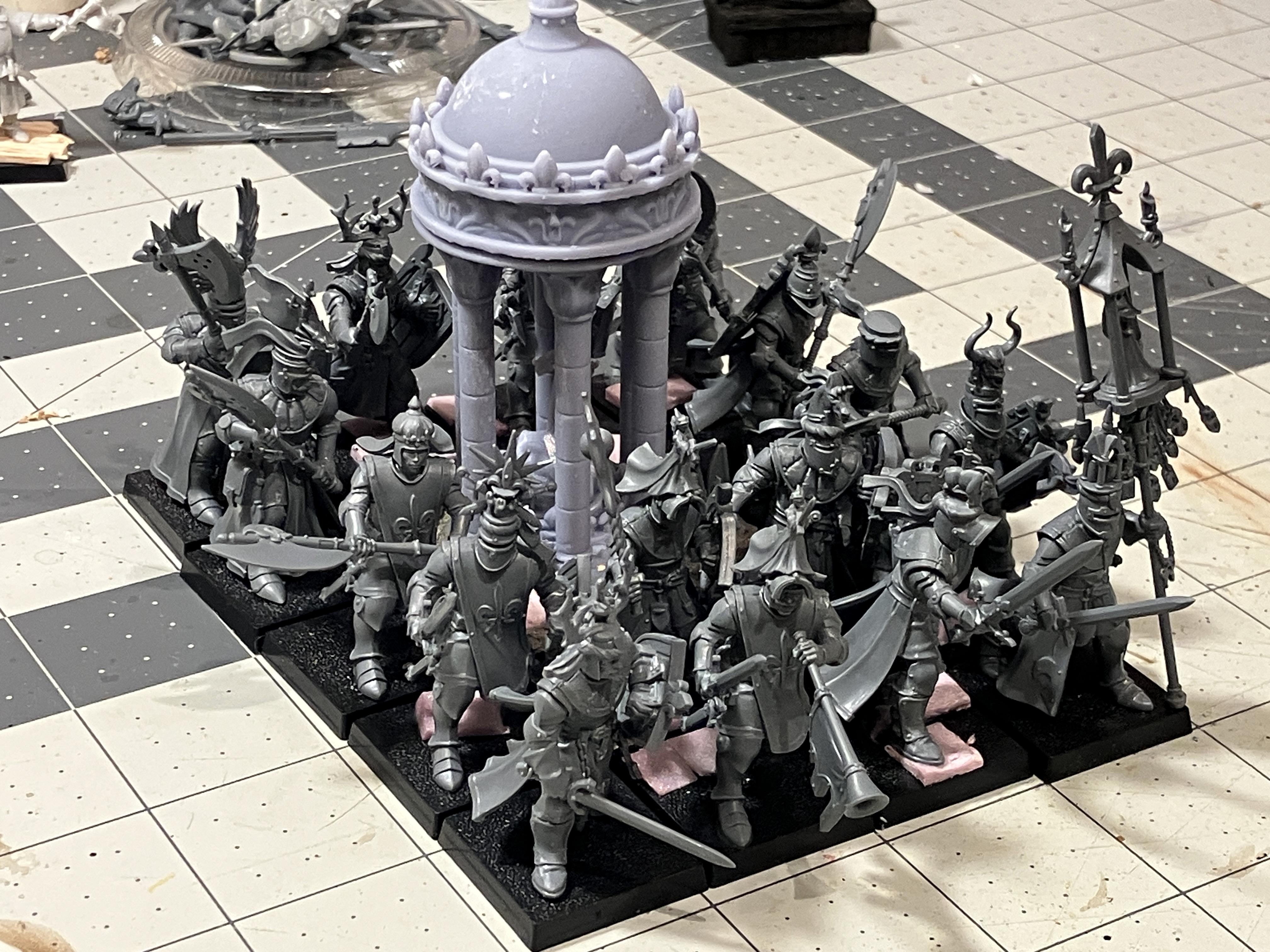 Bretonnians, Foot Knights, Shrine, The Old World, Unit Filler