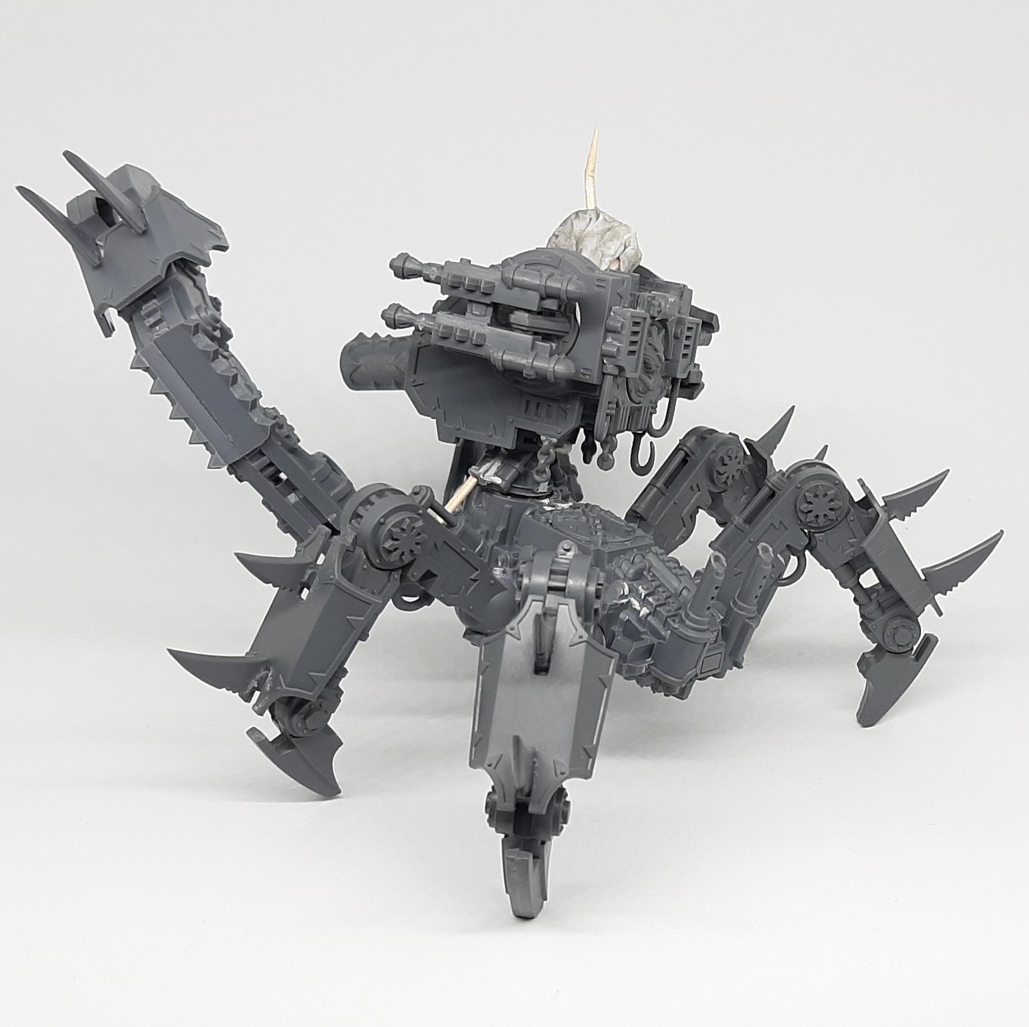 Astartes, Chaos, Conversion, Death Guard, Defiler, Heretic, Kitbash, Nurgle, Plague, Sculpting, Space, Space Marines, Work In Progress