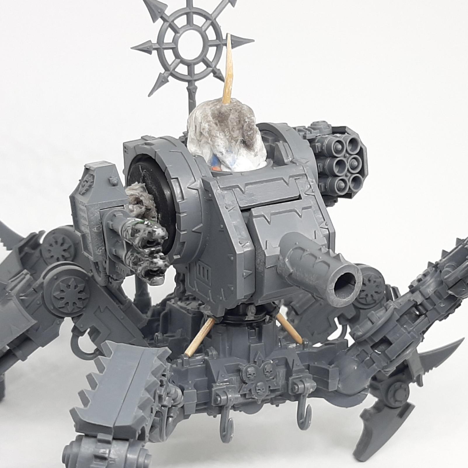 Astartes, Chaos, Conversion, Death Guard, Defiler, Heretic, Kitbash, Nurgle, Plague, Sculpting, Space, Space Marines, Work In Progress