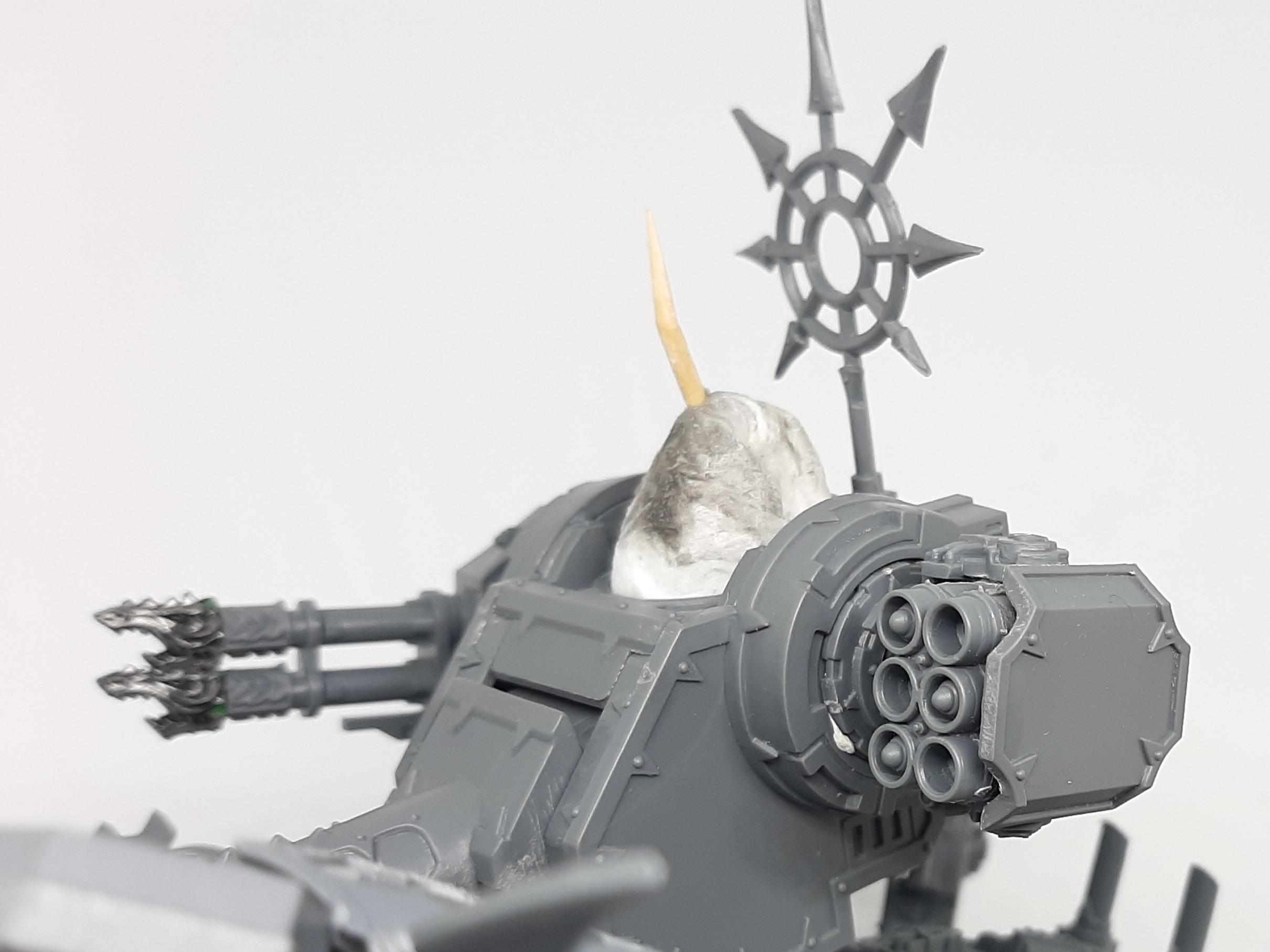 Astartes, Chaos, Conversion, Death Guard, Defiler, Heretic, Kitbash, Nurgle, Plague, Sculpting, Space, Space Marines, Work In Progress