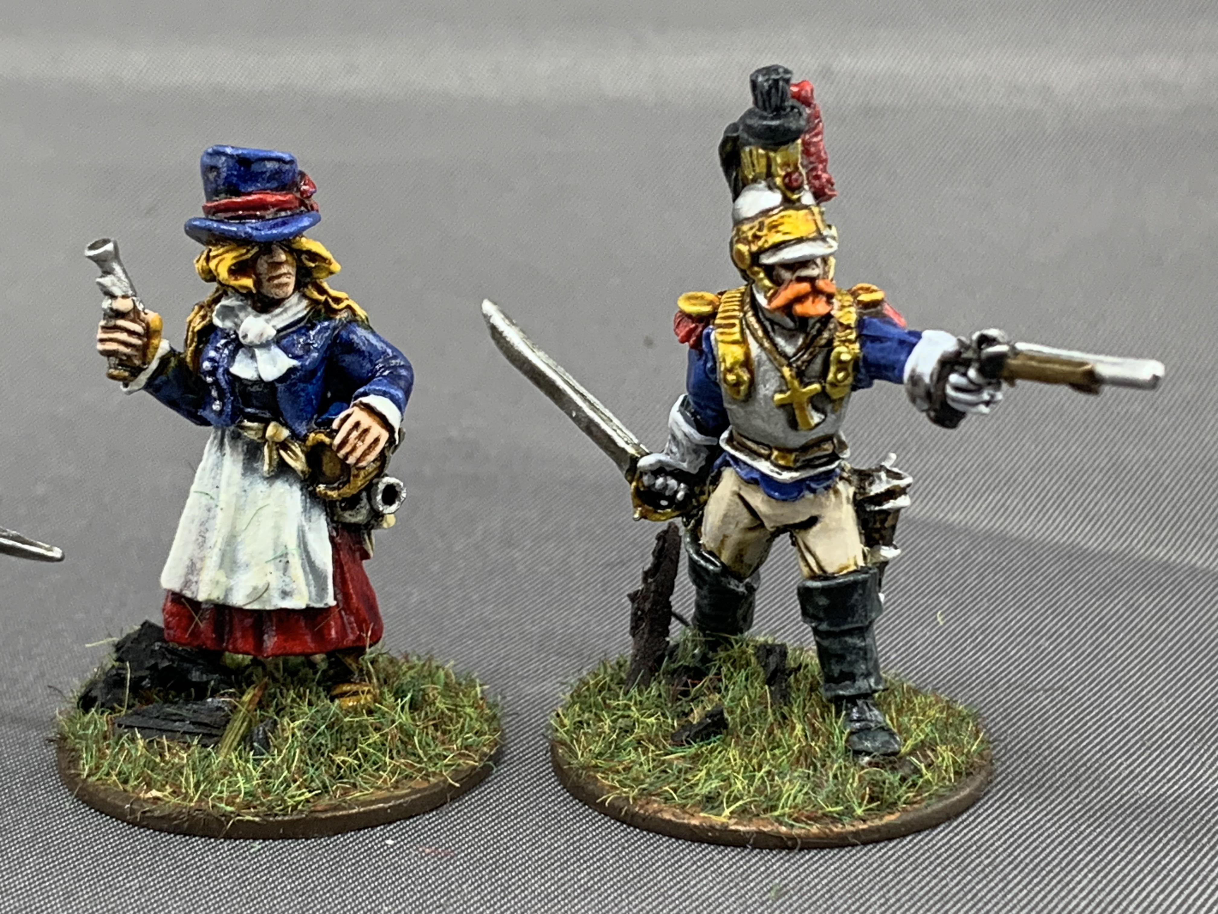 Silver bayonet characters