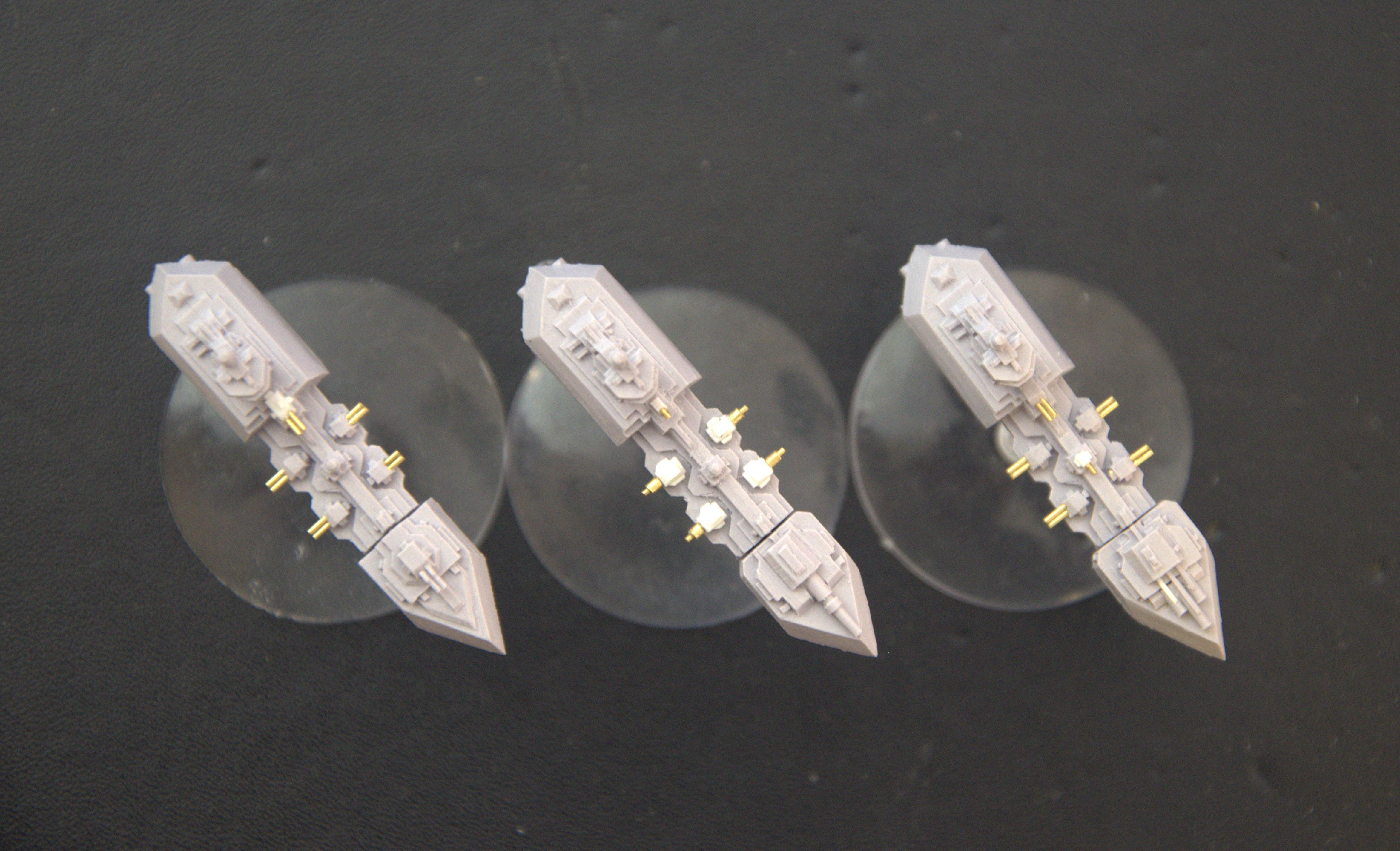 Battlefleet Gothic, Conversion, Dauntless, Light Cruiser, Scratch Build, Warhammer 40,000