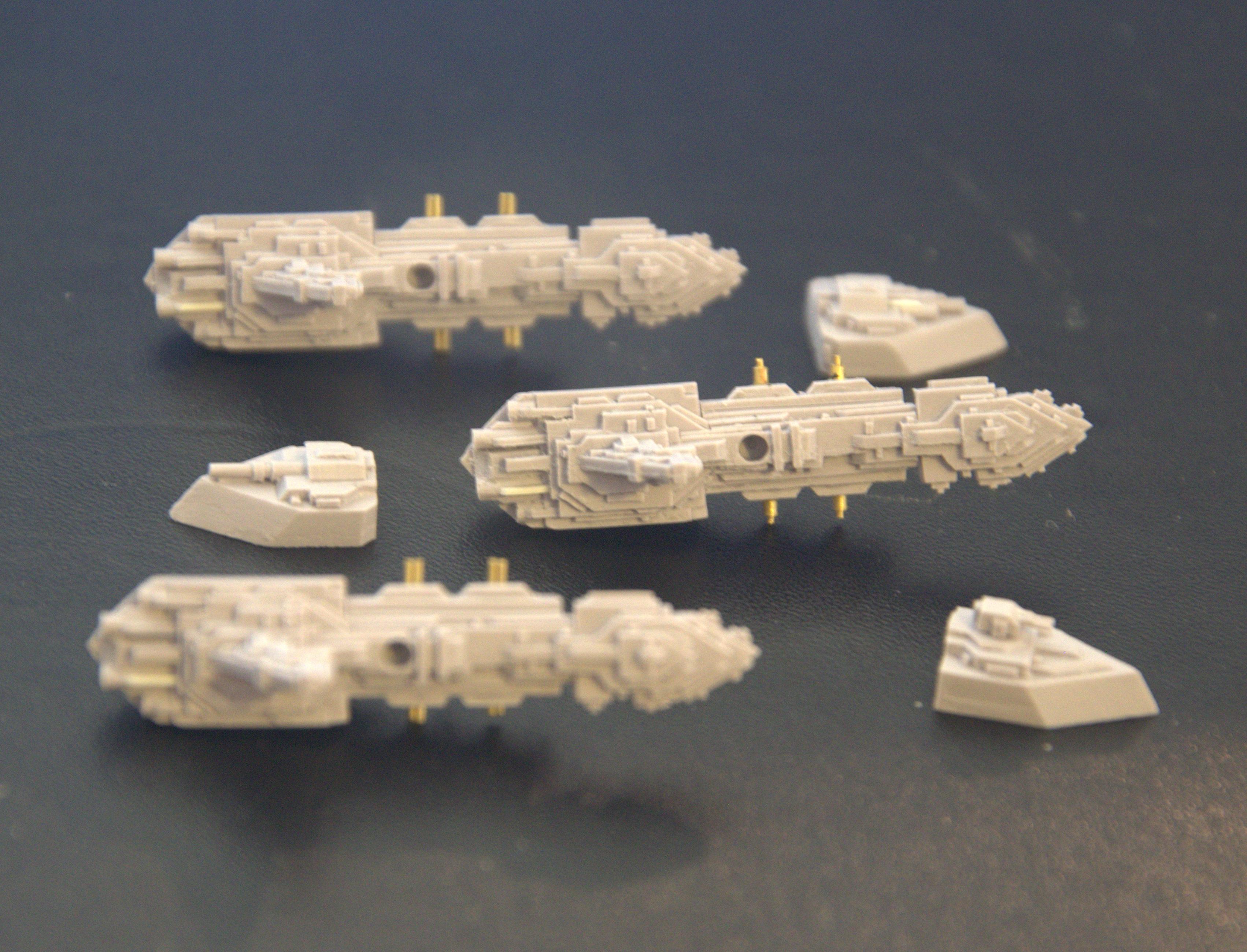 Battlefleet Gothic, Conversion, Dauntless, Light Cruiser, Scratch Build, Warhammer 40,000