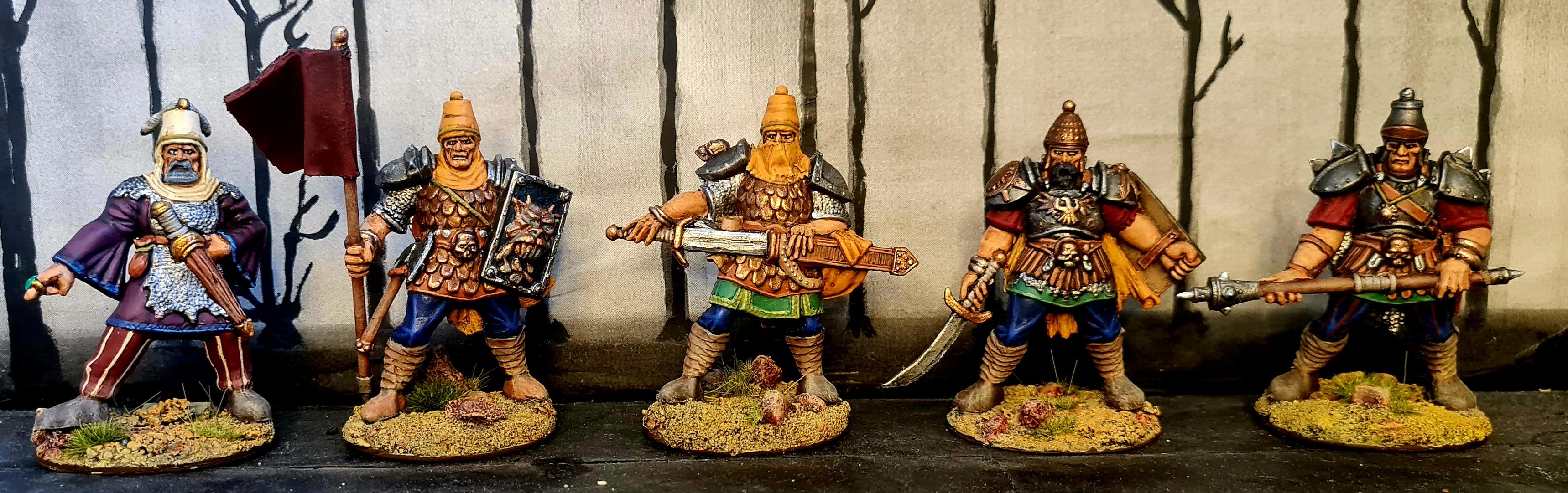 Banner, Beard, Commander, Fantasy Battles, From Russia, Infantry, Morgenstern, Ring, Saber, Shield, Squad, Sumerians, Sword, Technolog, Tehnolog, Warriors