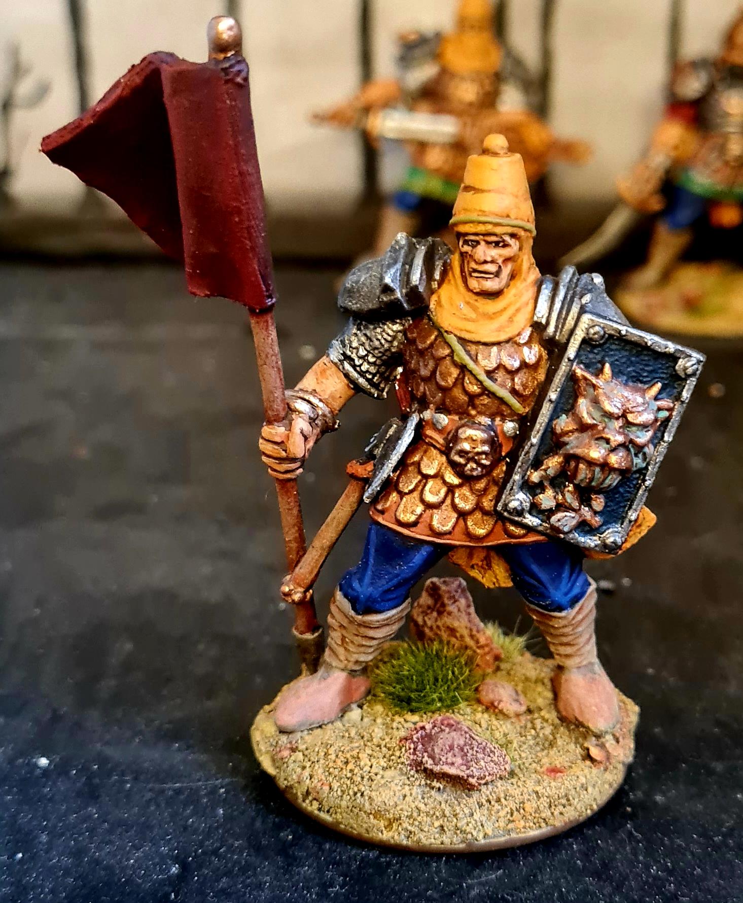 Axe, Banner, Fantasy Battles, From Russia, Infantry, Shield, Squad, Sumerians, Technolog, Tehnolog, Warriors