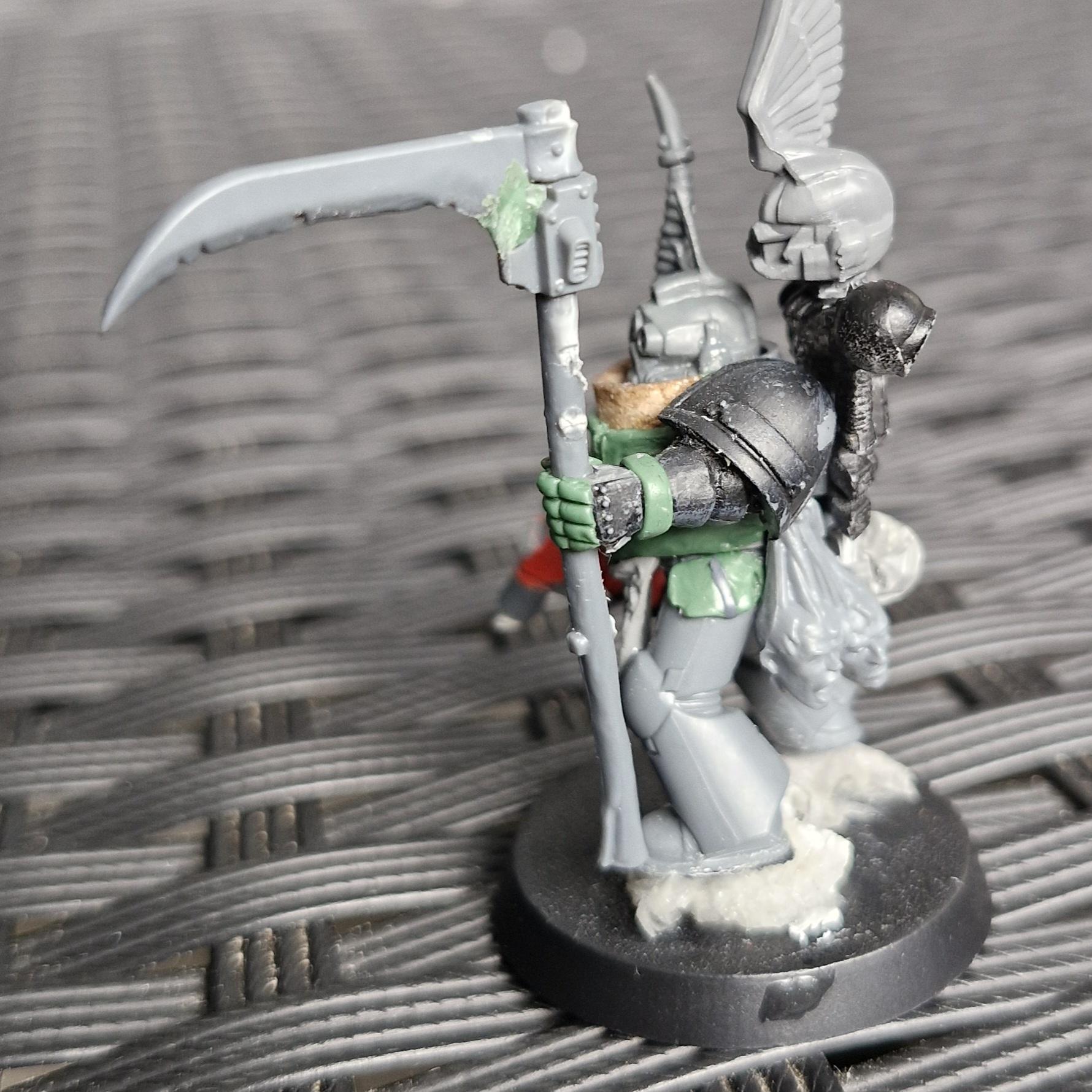 Aspiring, Astartes, Champion, Chaos, Conversion, Death Guard, Heretic, Kitbash, Nurgle, Plague, Sculpting, Space, Space Marines