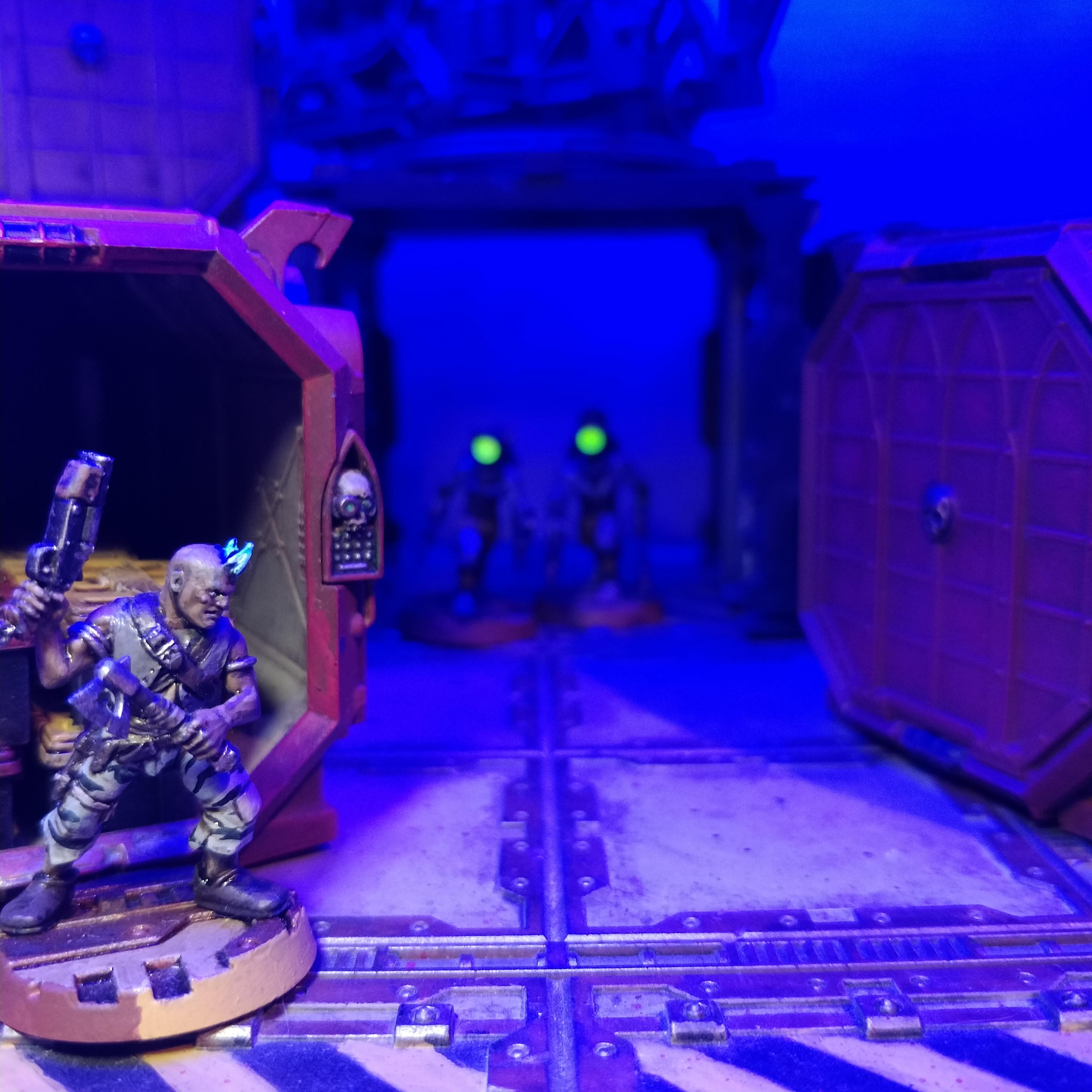 Electrostaff, Mortalis, N17, Necromunda, Servitors, Warhammer 40,000, Zone