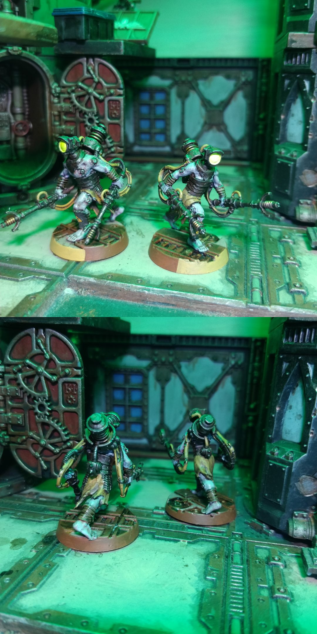 Electrostaff, Mortalis, N17, Necromunda, Servitors, Warhammer 40,000, Zone