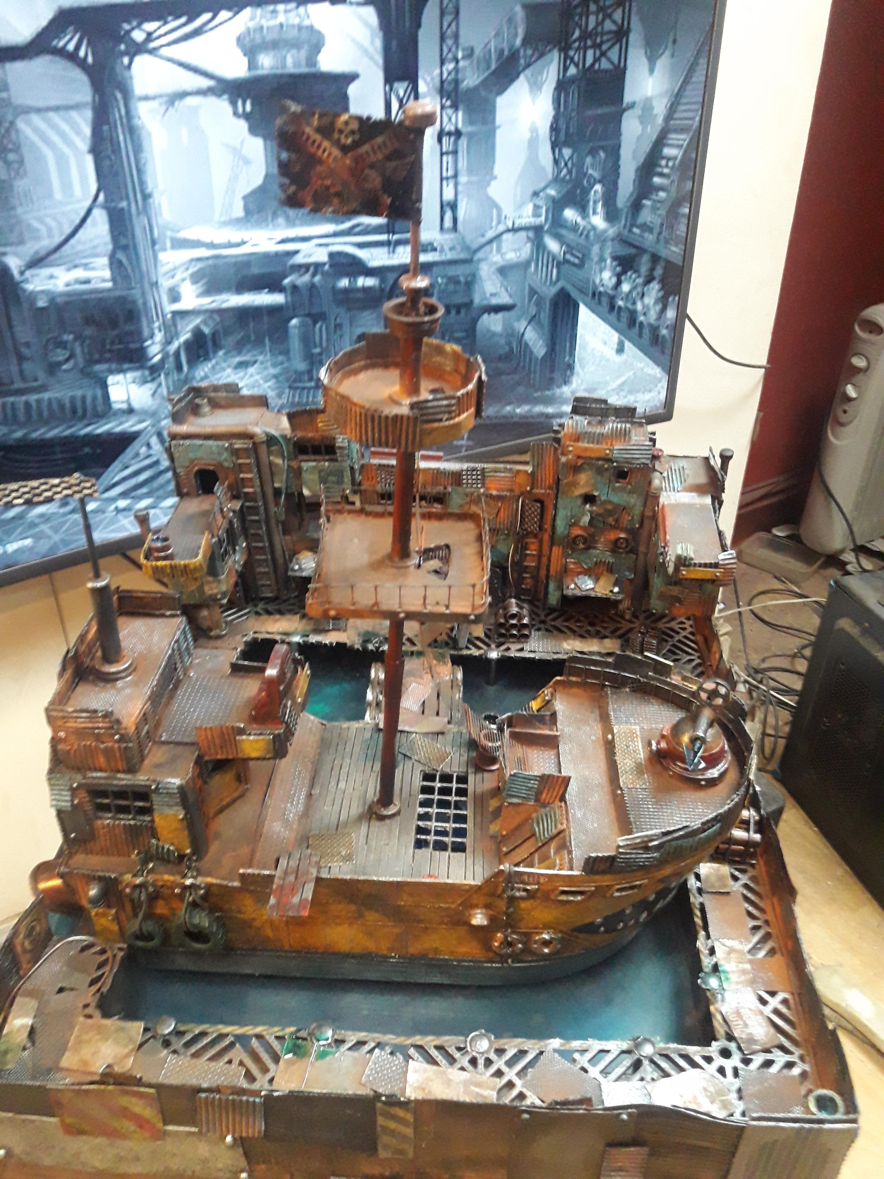 Boat, Pirate, Ship, Sump, Sump Sea