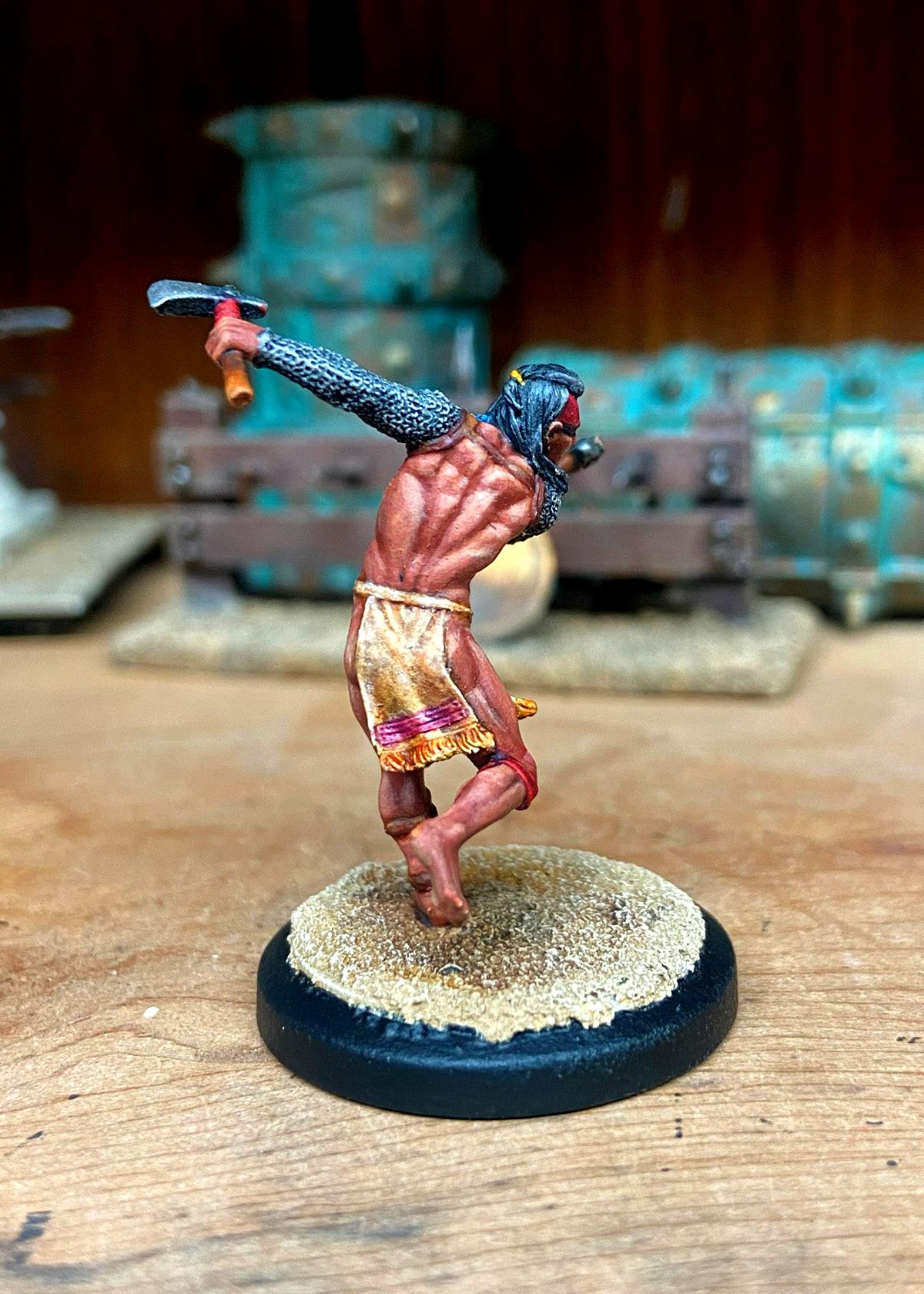 Arena Rex, Axe, Gladiators, Indian, Native American, Red Republic, Vargr, Warpaint