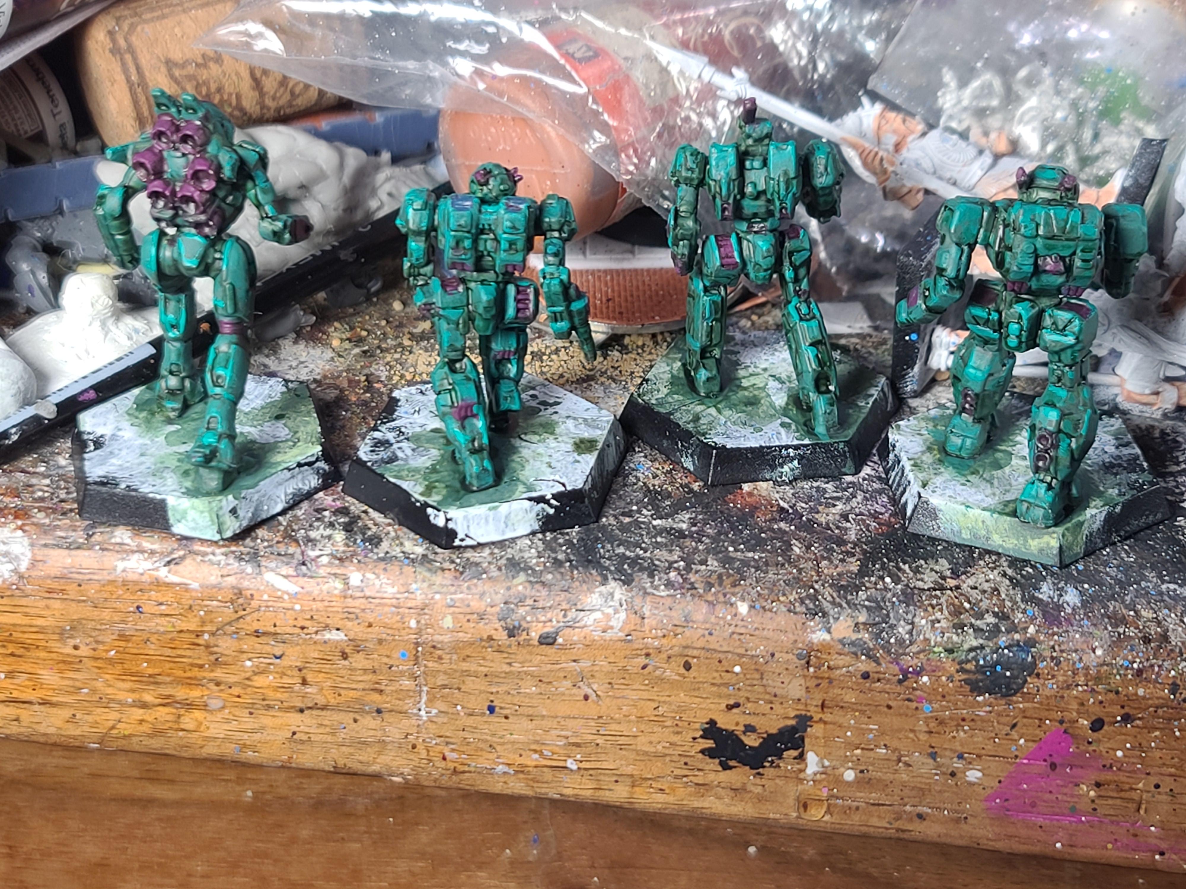 Battletech, Catalyst Game Labs, Mech, Spider, Stinger, Valkyrie, Wasp