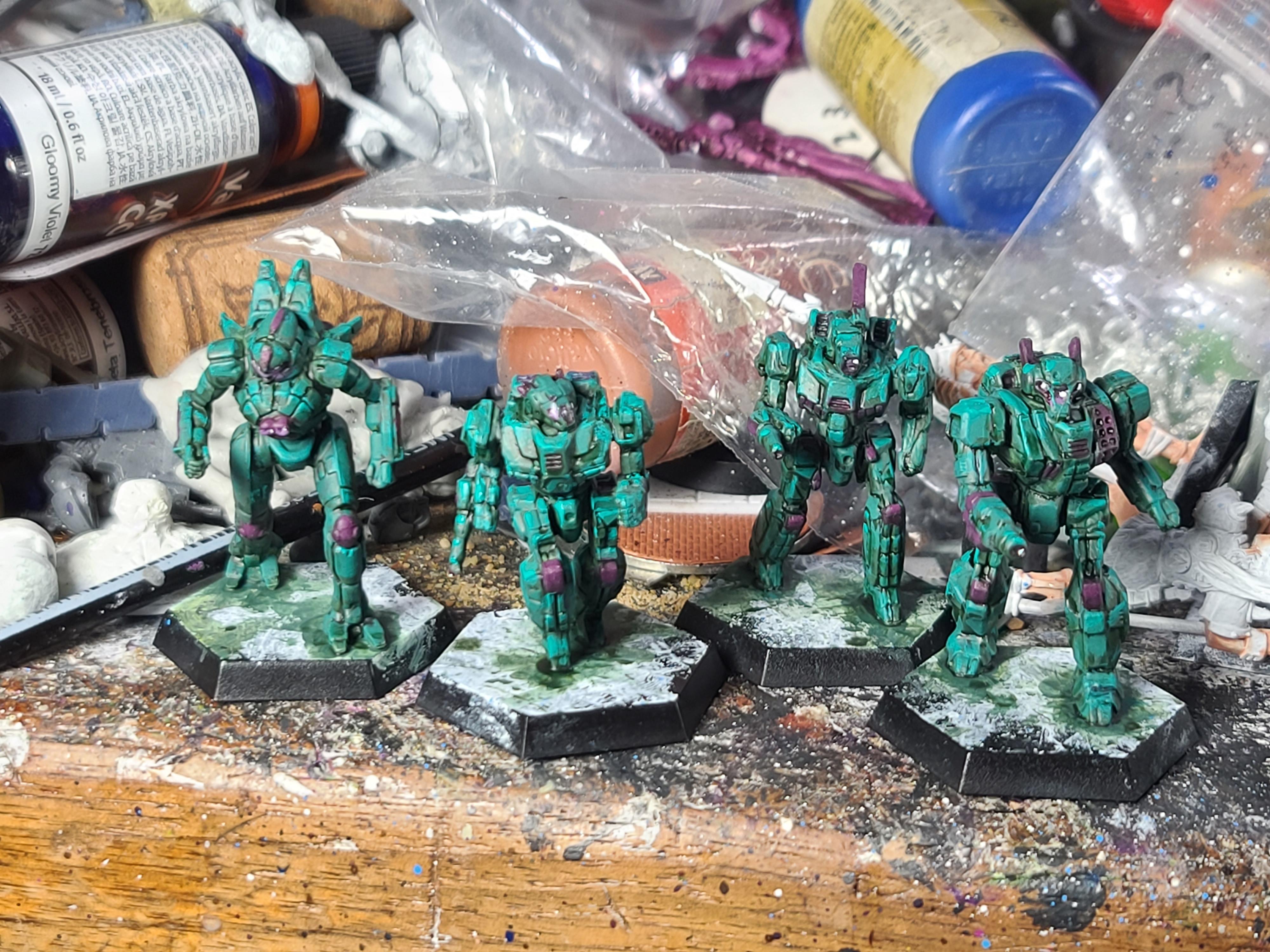 Battletech, Catalyst Game Labs, Mech, Spider, Stinger, Valkyrie, Wasp