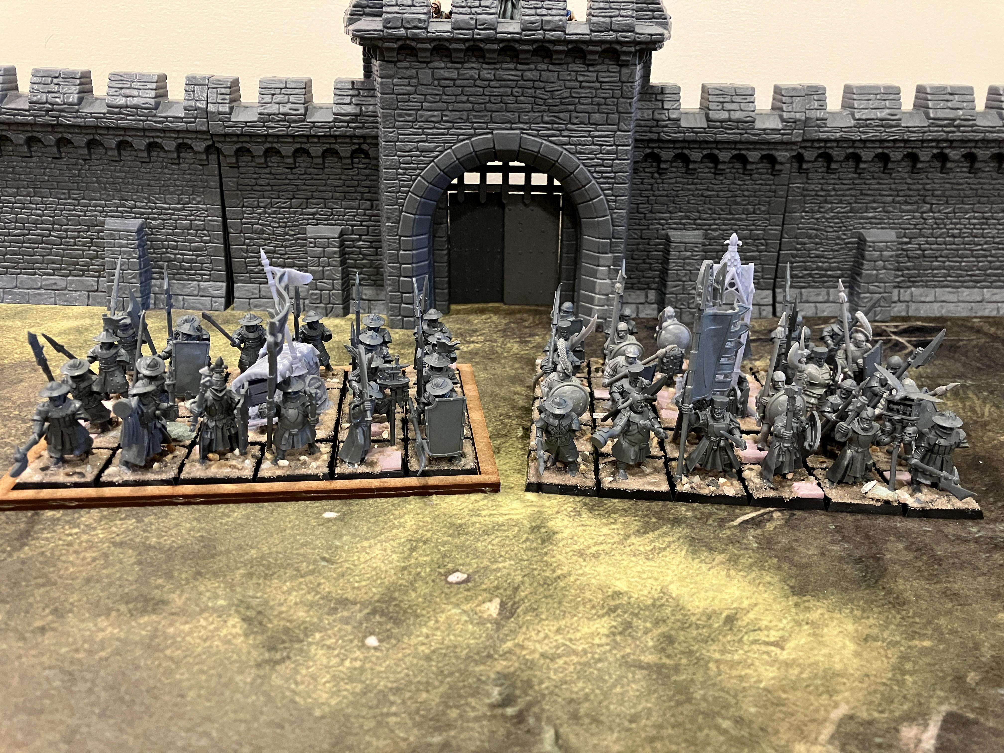 Bretonnian Exiles, Bretonnians, Conversion, Men At Arms, Peasants, Yeomen